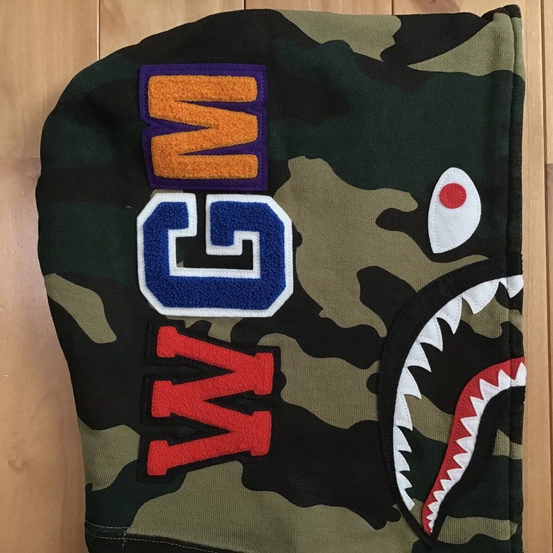 Bape × Nigo BAPE Shark full zip hoodie woodland camo a bathing ape NIGO Size US S / EU 44-46 / 1 - 4 Thumbnail