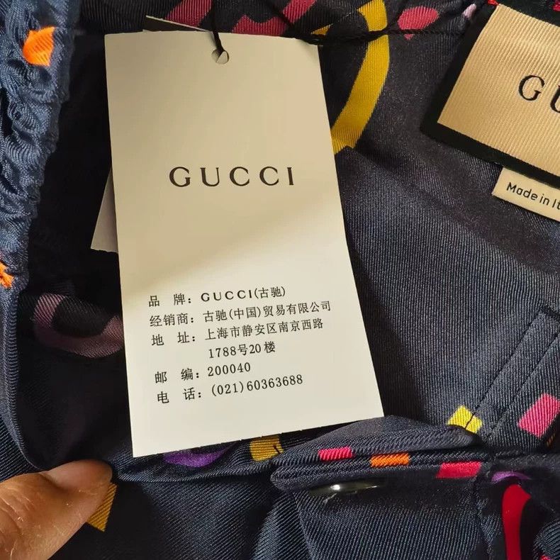 Gucci Gucci Full-print silk shorts Size US 34 / EU 50 - 5 Thumbnail