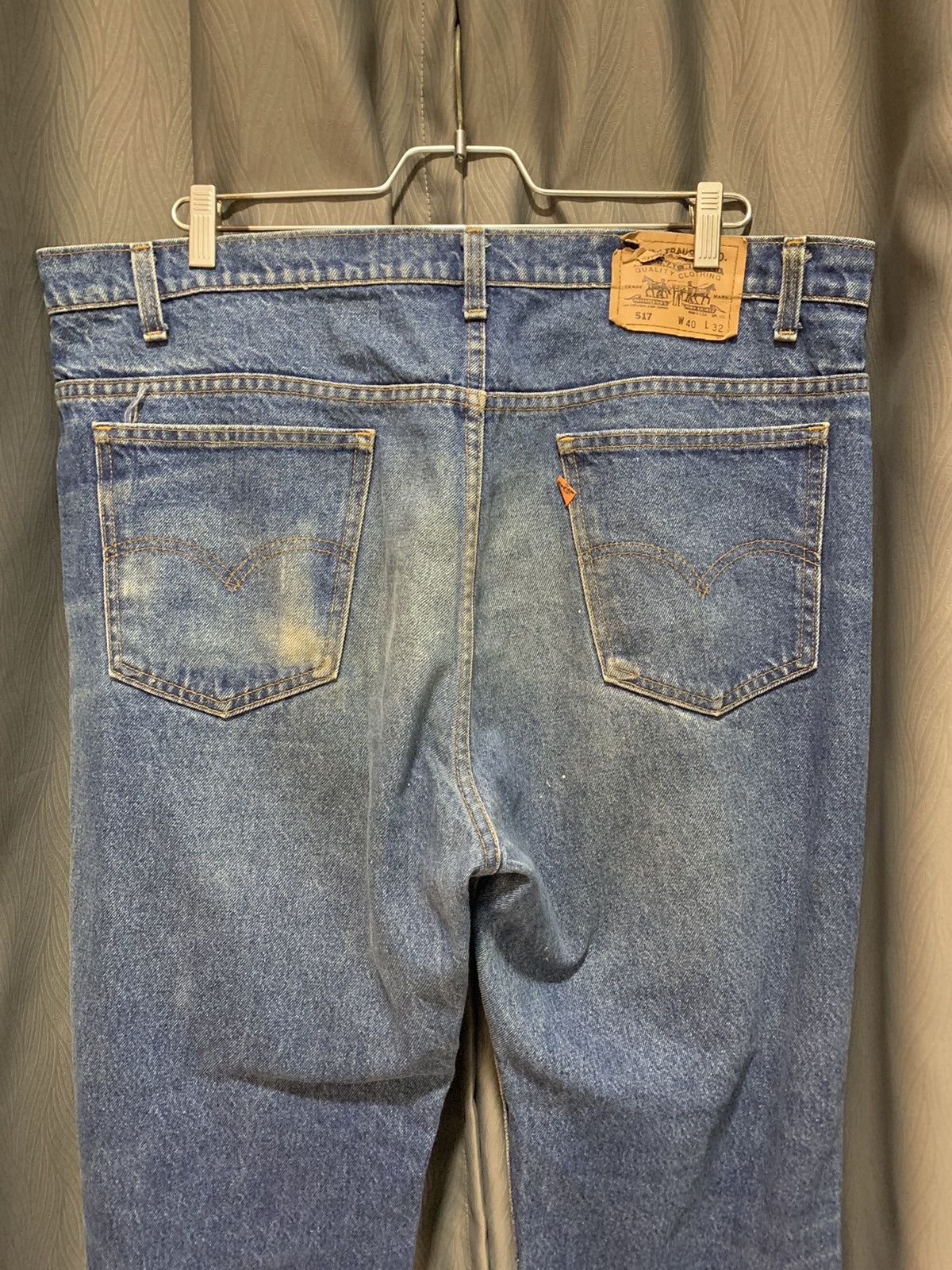 Levi's × Vintage Vintage 90s Levi's 517 Orange Tab Bootcut Size US 40 / EU 56 - 5 Thumbnail