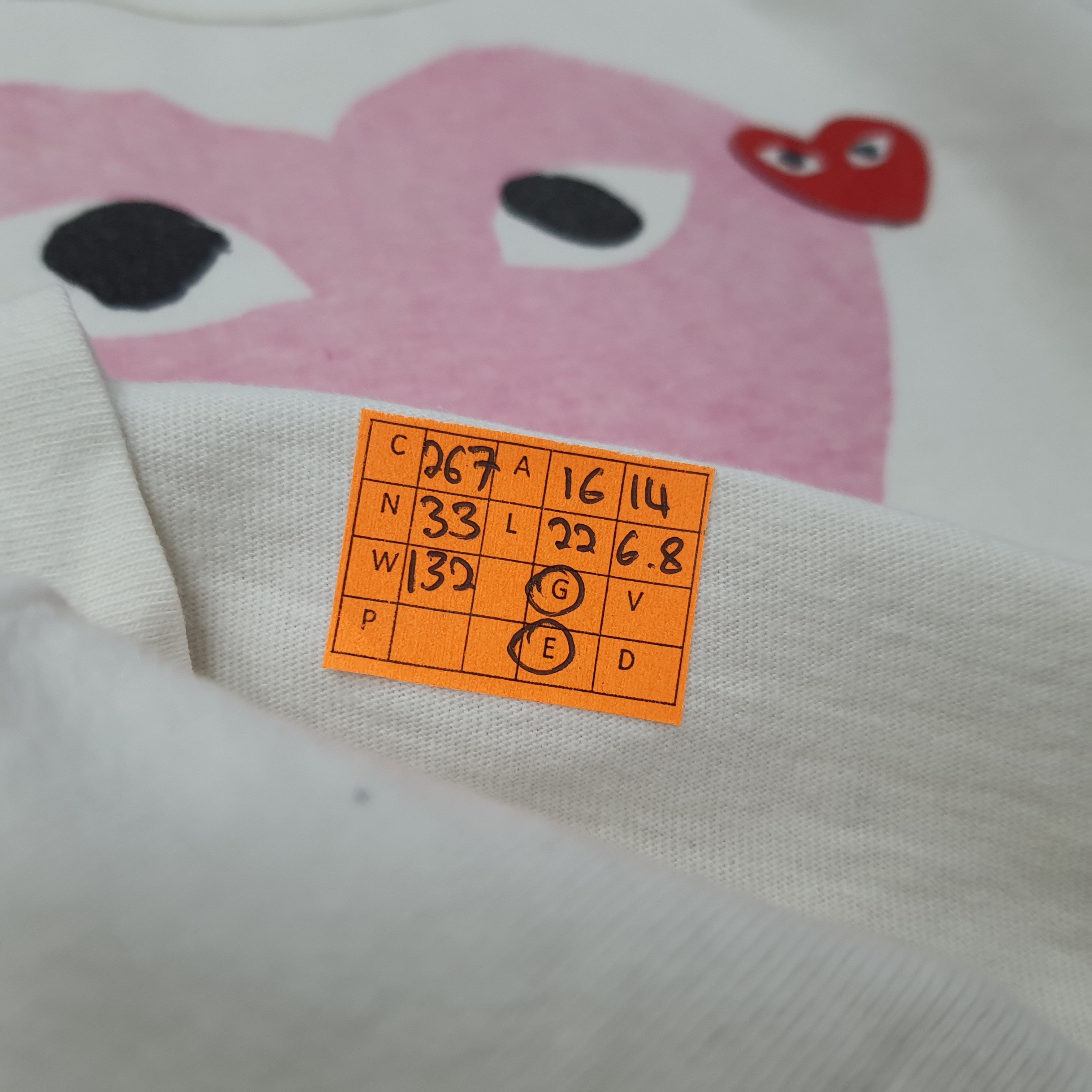 Comme des Garcons PLAY Vintage Comme des Garçons PLAY Heart Logo T-Shirt C267N33 Size XS / US 0-2 / IT 36-38 - 8 Thumbnail