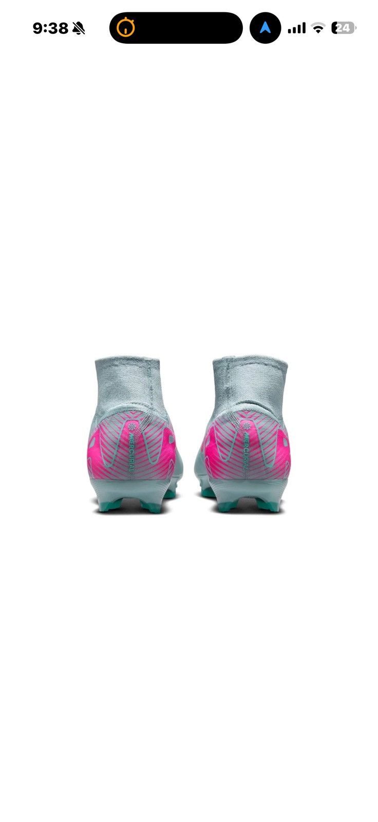 Nike Nike Zoom Superfly 10 Pro FG Ocean Cube PinkBlast Cleat Size US 11 / EU 44 - 2 Thumbnail