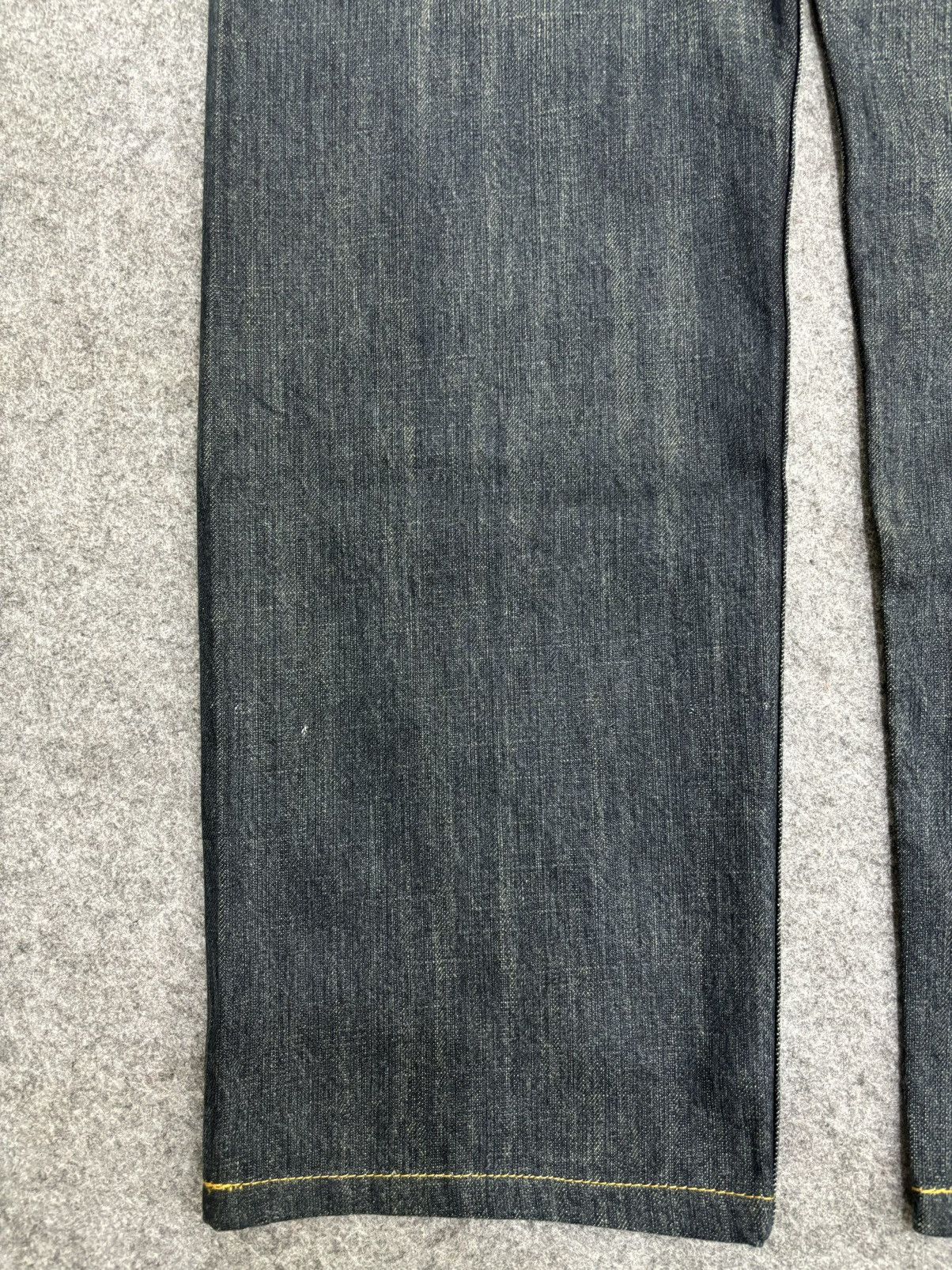 Designer 💥Japanese Brand Koi Fish Embroidery Double Pocket Denim F542 Size US 31 - 15 Thumbnail