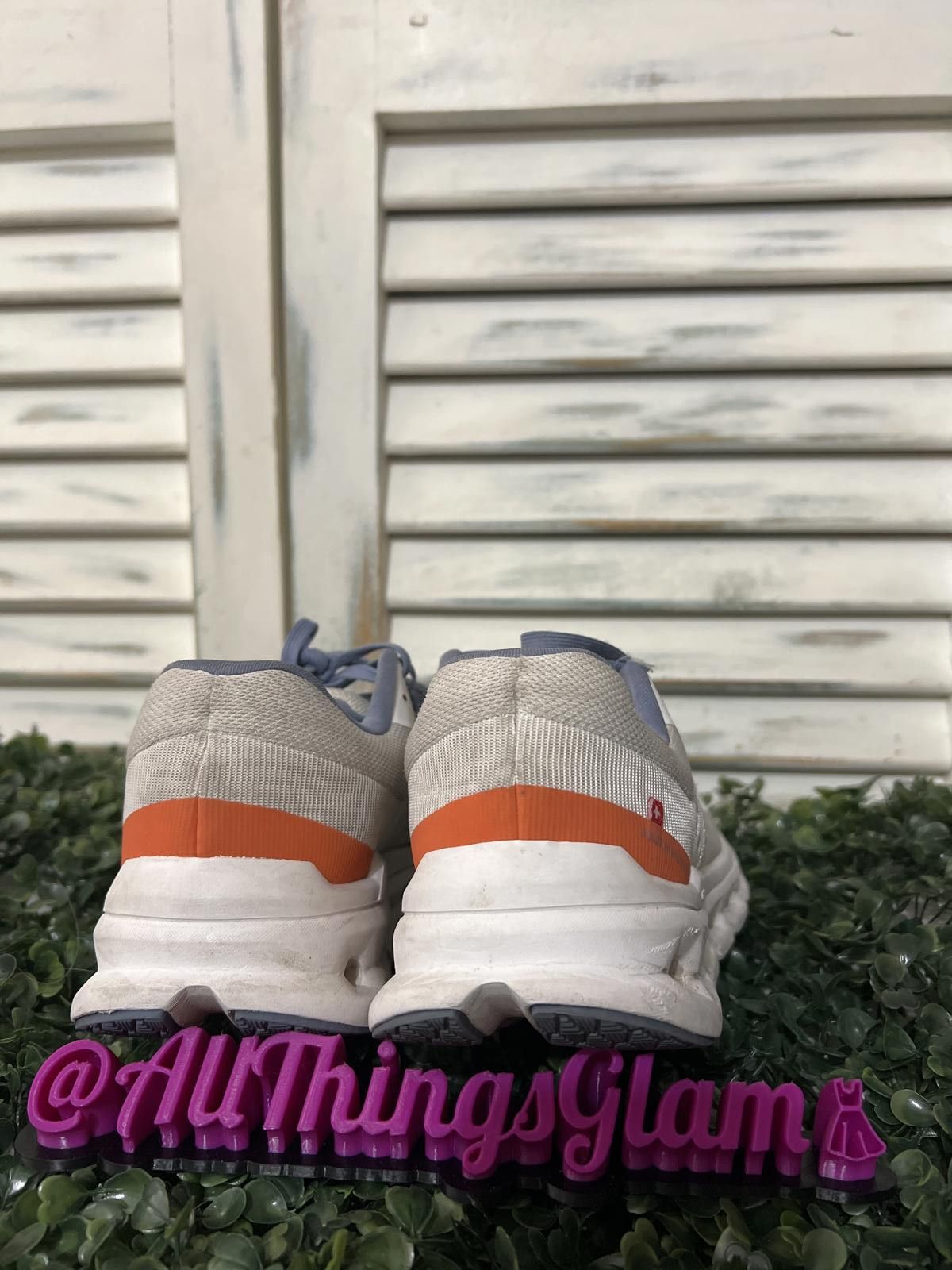 Other On Running Cloud Sneakers in White Gray Orange Accent 7.5 Size US 7.5 / IT 37.5 - 4 Thumbnail