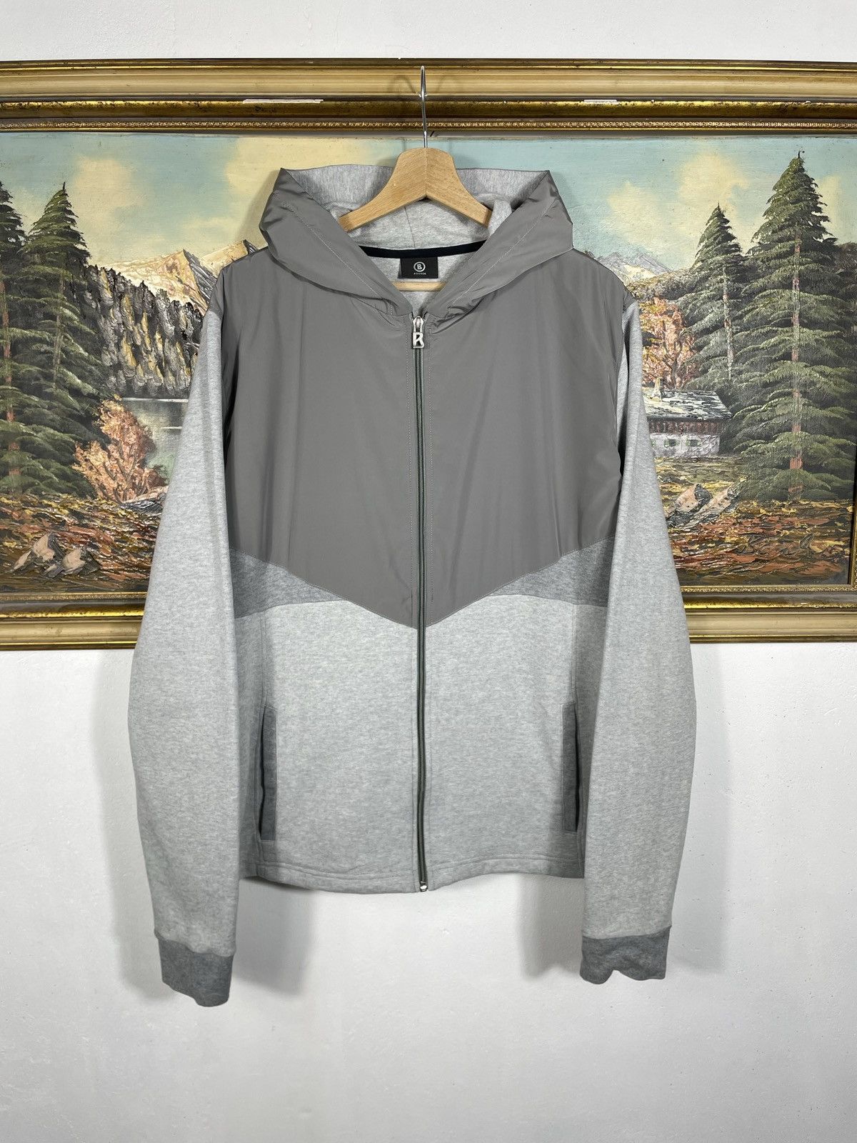 Bogner × Designer Bogner Zip Nylon Hoodie Sweatshirt Jacket Gorpcore Outdoor Size US XXL / EU 58 / 5 - 1 Thumbnail