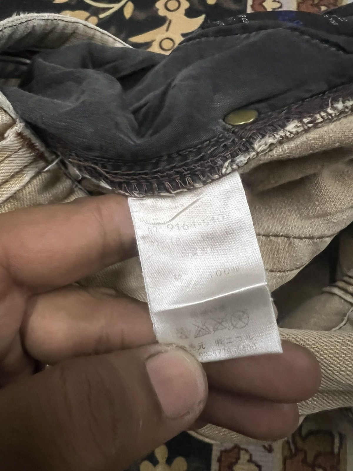 Other FLARED🔥 Y2K NICOLE CLUB BROWN FADED DISTRESSED DENIM PANT Size US 30 / EU 46 - 10 Thumbnail