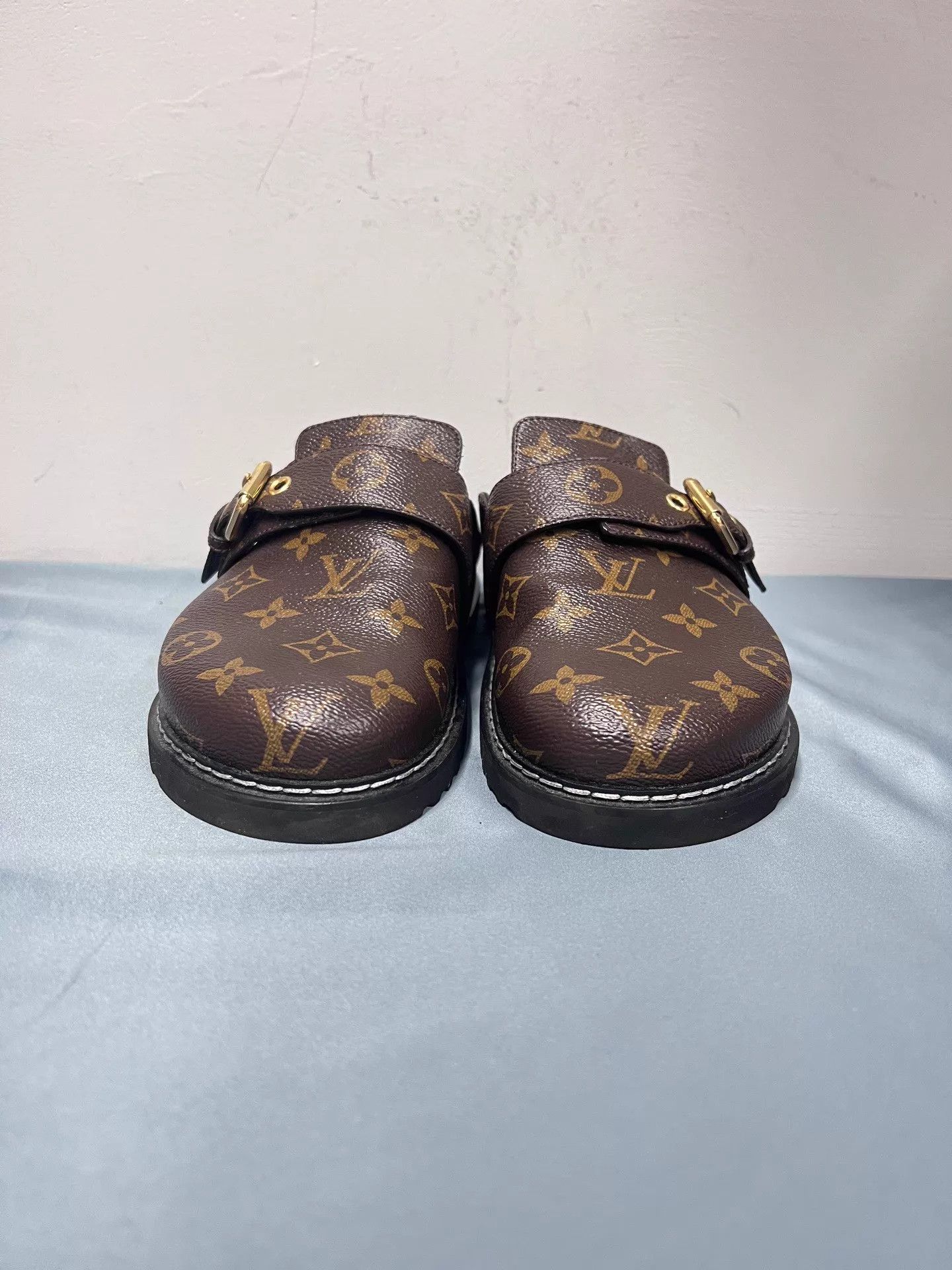 Louis Vuitton LV Cosy Lv Monogram Round Toe Mules 37 Worn Once Size US 6.5 / IT 36.5 - 2 Thumbnail