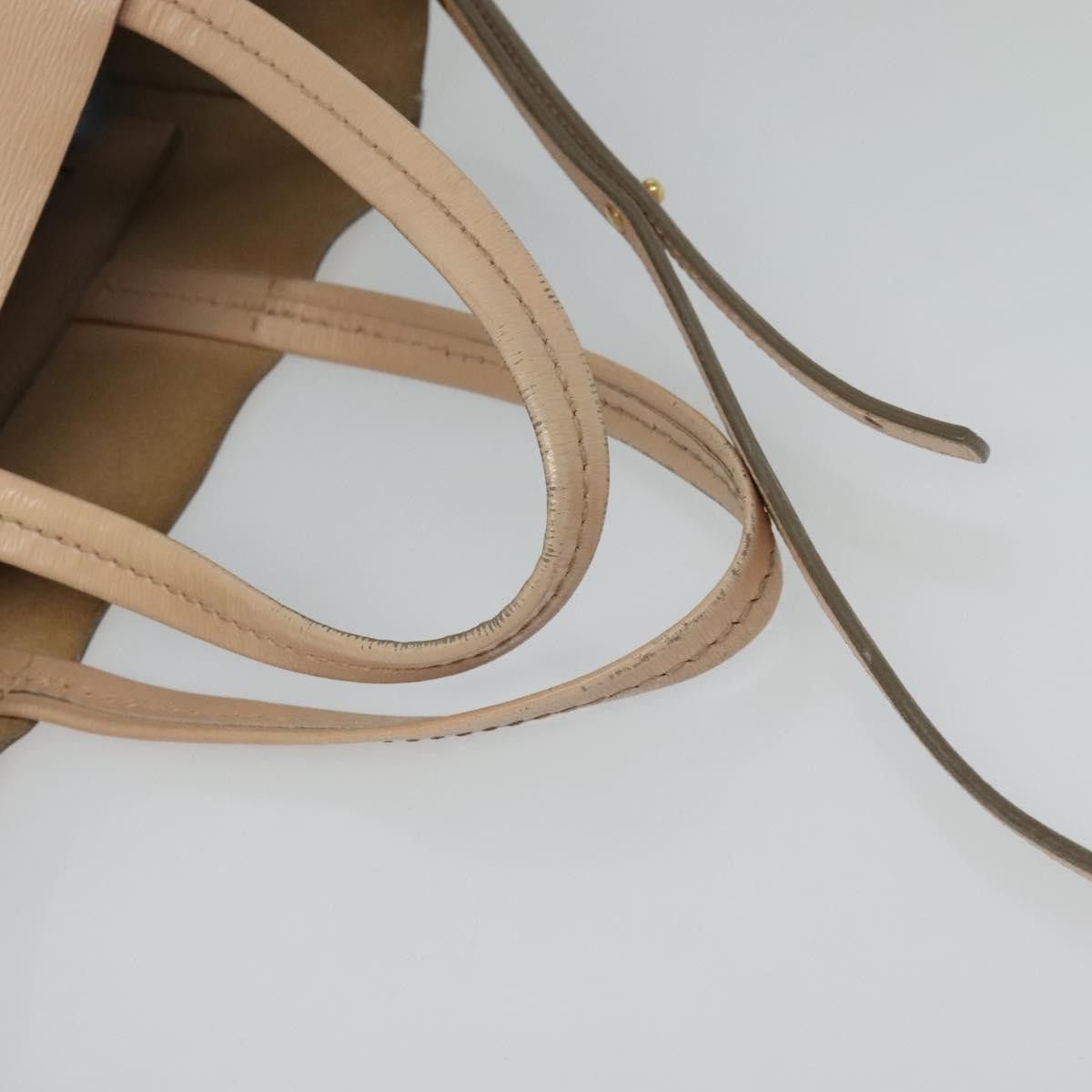 Celine CELINE Vertical Cavas Hand Bag Leather Pink Gold Size ONE SIZE - 7 Thumbnail