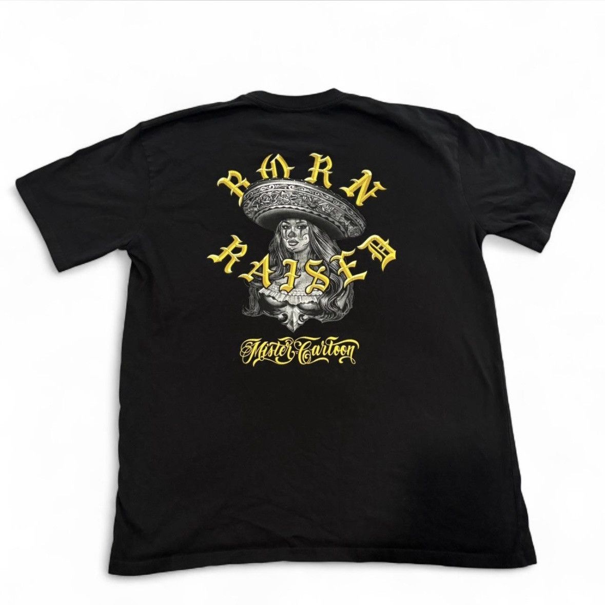 MISTER CARTOON BORN RAISED グアダルーペ パーカー 黒 m92690762234_1.jpg?1753876925