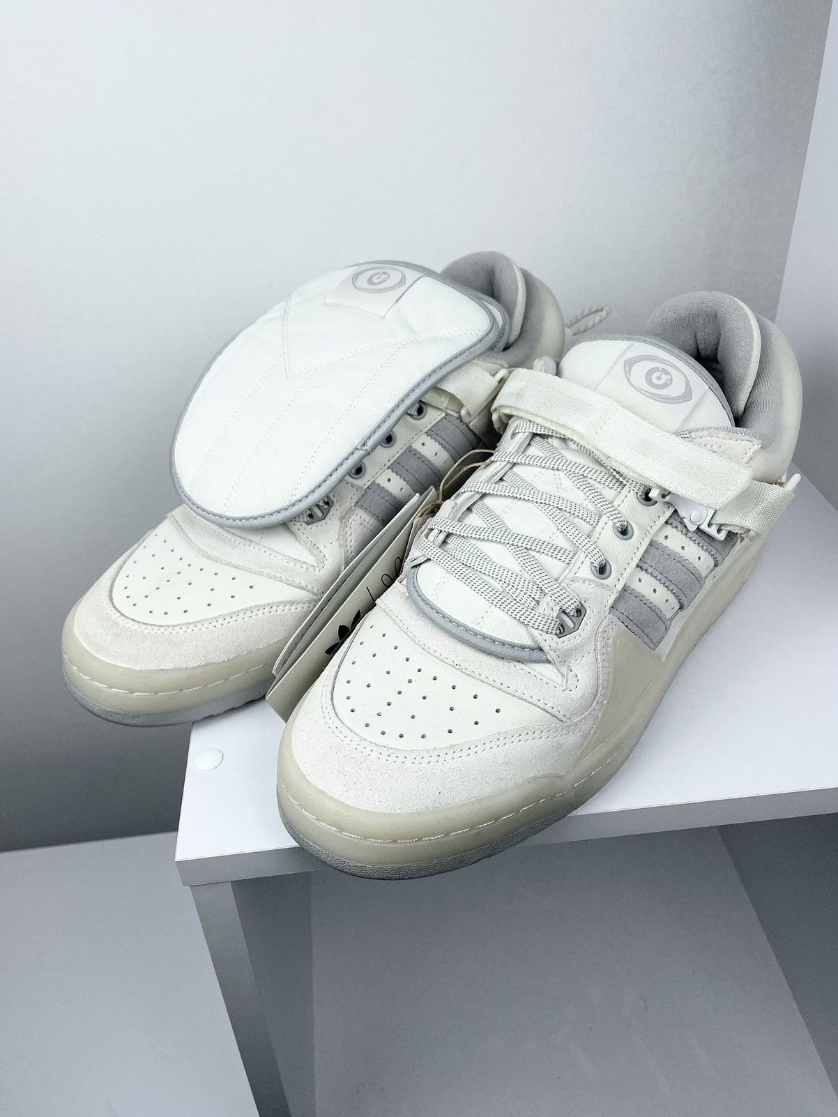 Adidas Adidas x Bad Bunny 🐰 Forum Buckle Low Bad Bunny Sneakers Size US 12 / EU 45 - 1 Thumbnail