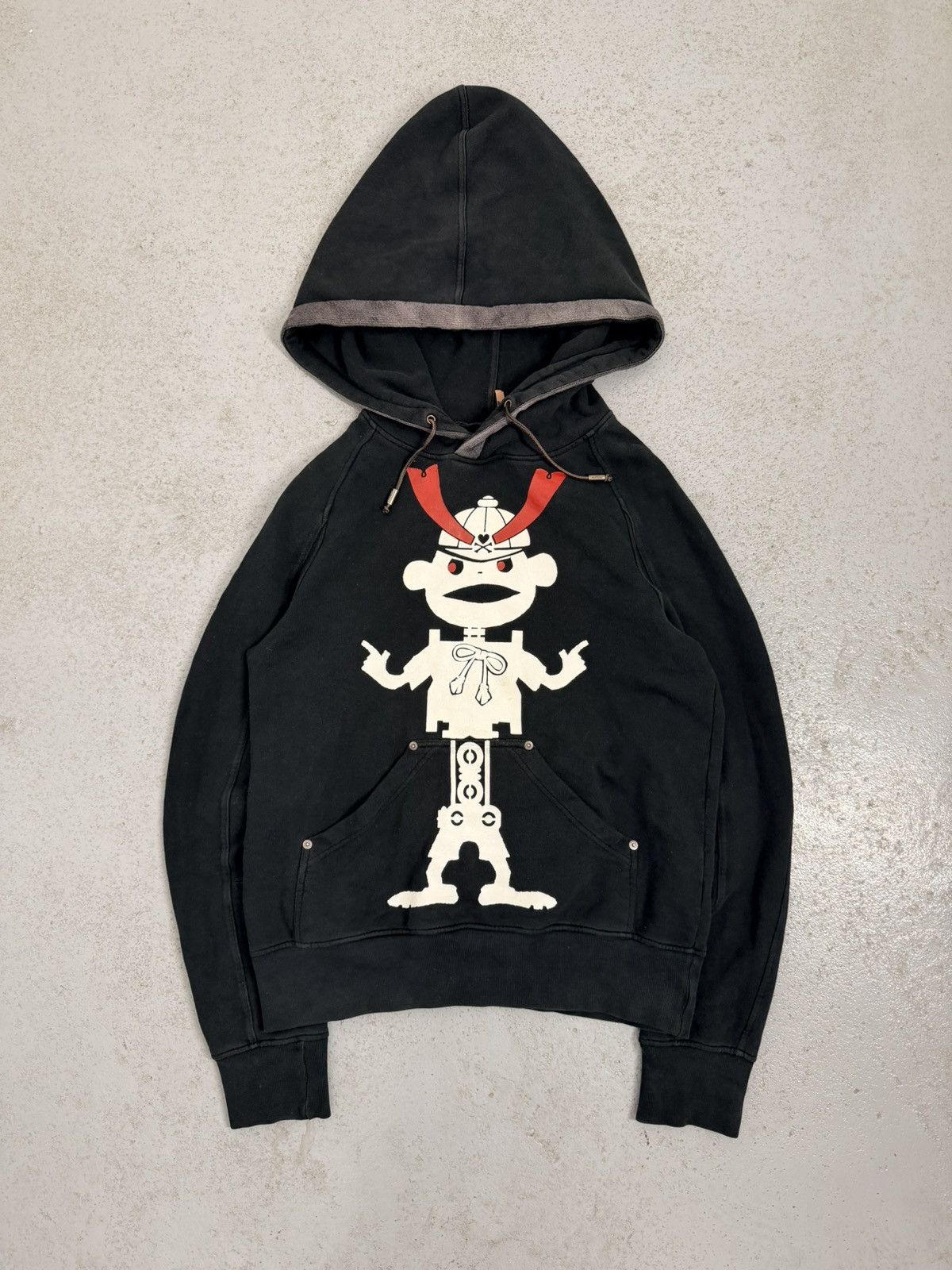 John Galliano Full zip clown hoodie archival | Grailed