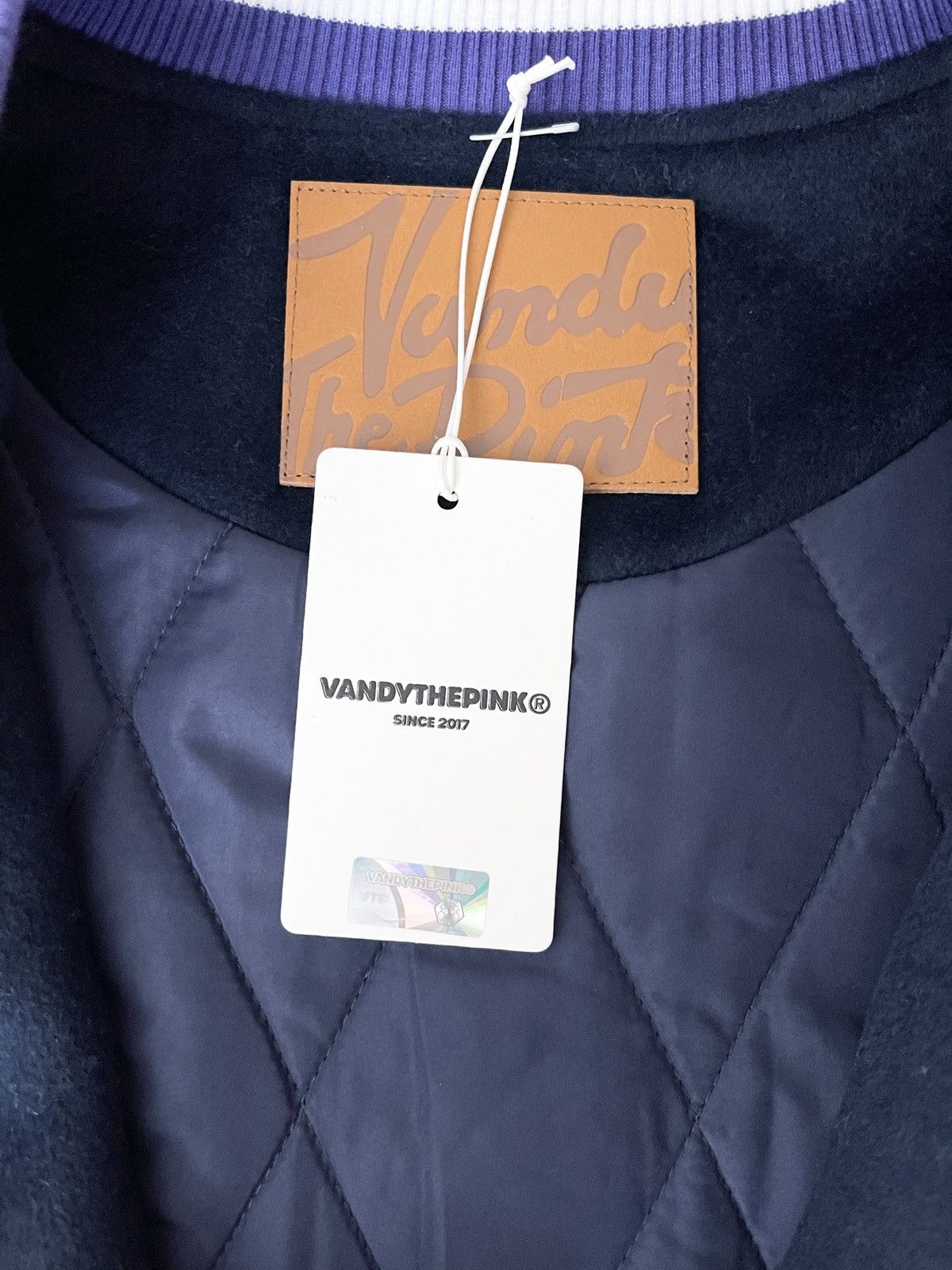 Other Limited Edition Vandy the Pink 99 Varsity Jacket - Size L Size US L / EU 52-54 / 3 - 11 Thumbnail