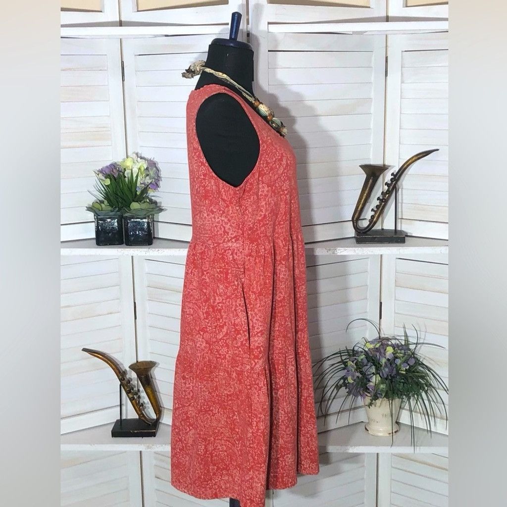 Frye Frye boho dress floral tiered cotton prairie peasant style M Size L / US 10 / IT 46 - 2 Thumbnail