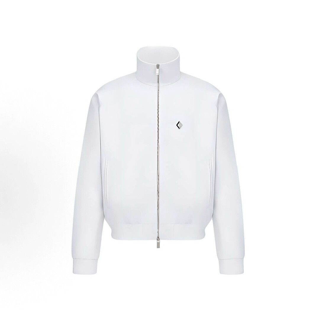 Dior Dior White CD Logo Zip Jacket Size US L / EU 52-54 / 3 - 7 Thumbnail