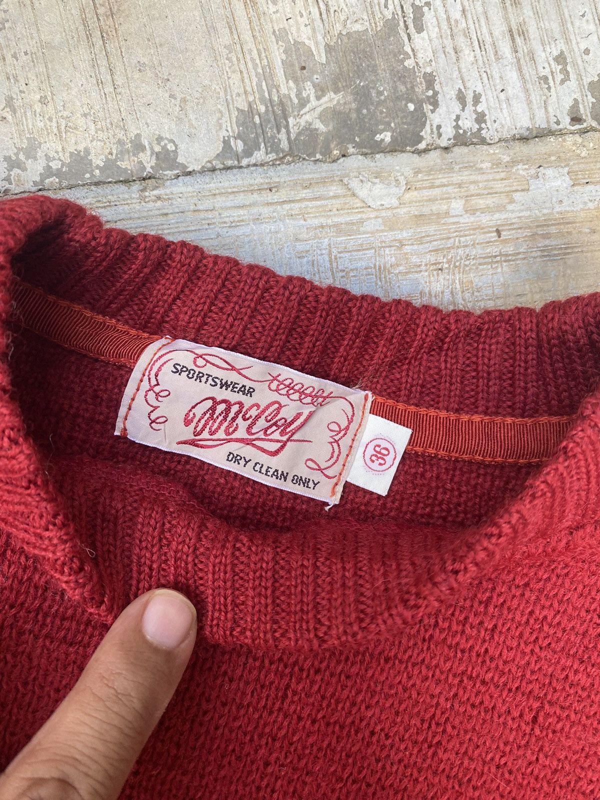 Japanese Brand Vintage Mccoy Wool Knit Sweater Size S / US 4 / IT 40 - 6 Thumbnail