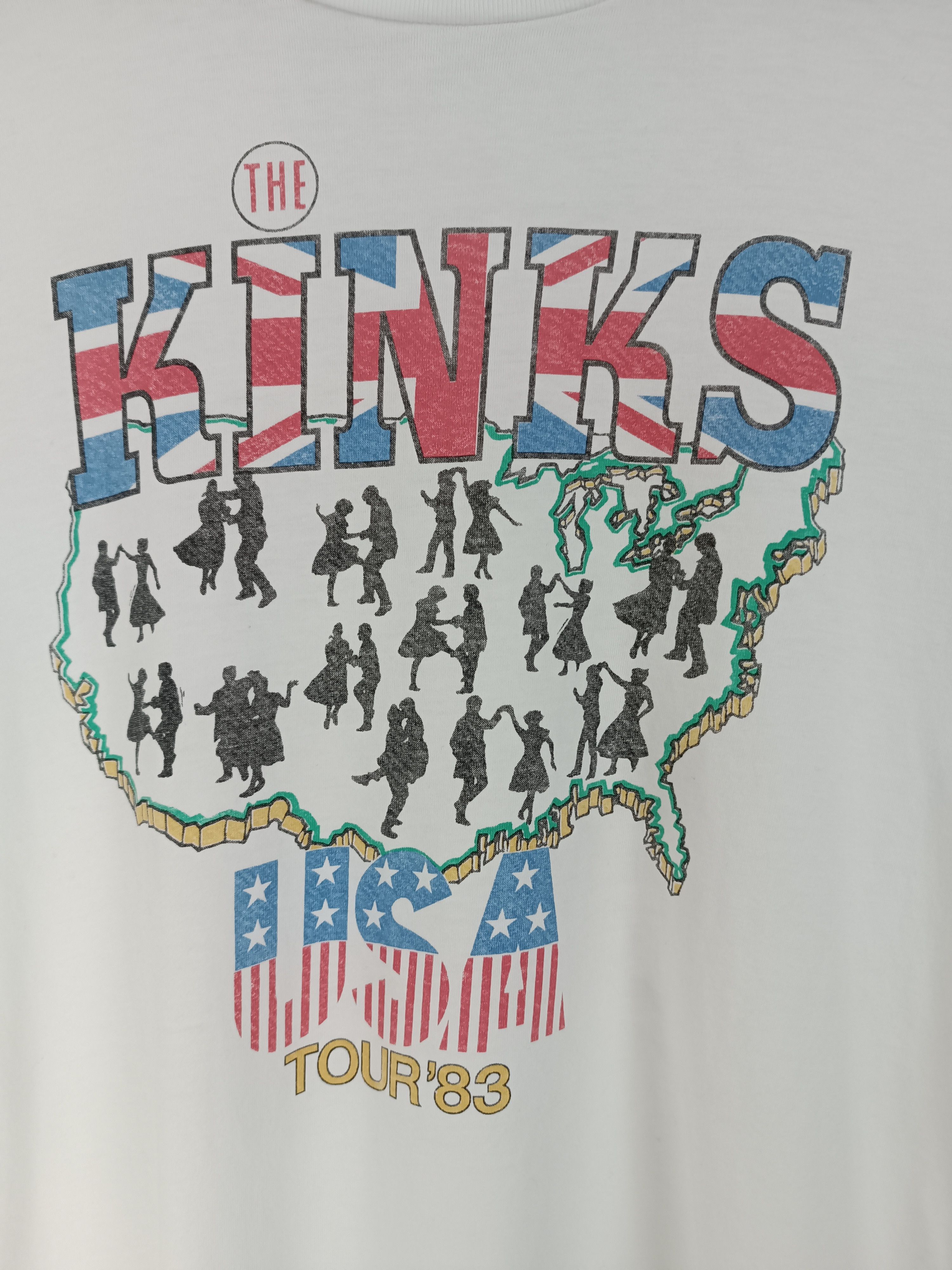 Vintage VINTAGE THE KINKS USA TOUR THE WHO LED BEATLES DOORS Size US M / EU 48-50 / 2 - 8 Thumbnail