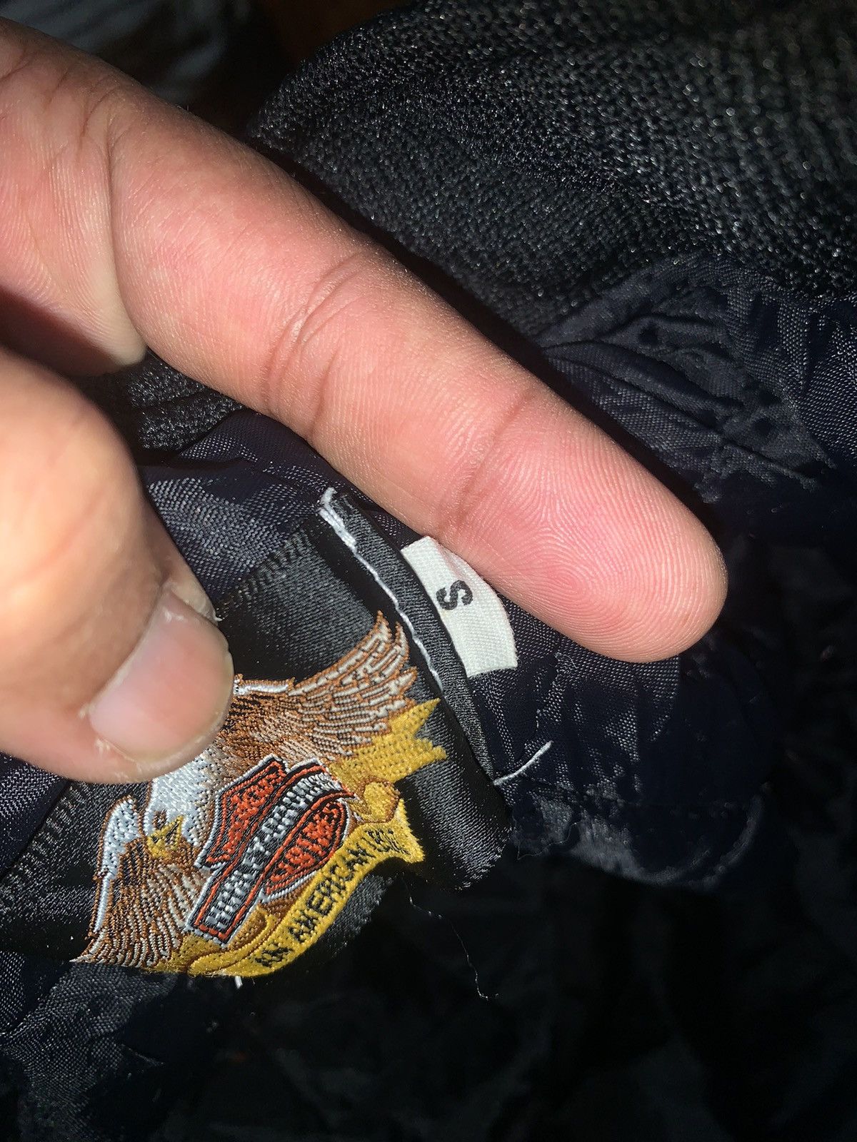 Harley Davidson Vintage 80s Harley Davidson Racing nylon jacket Size US S / EU 44-46 / 1 - 3 Thumbnail