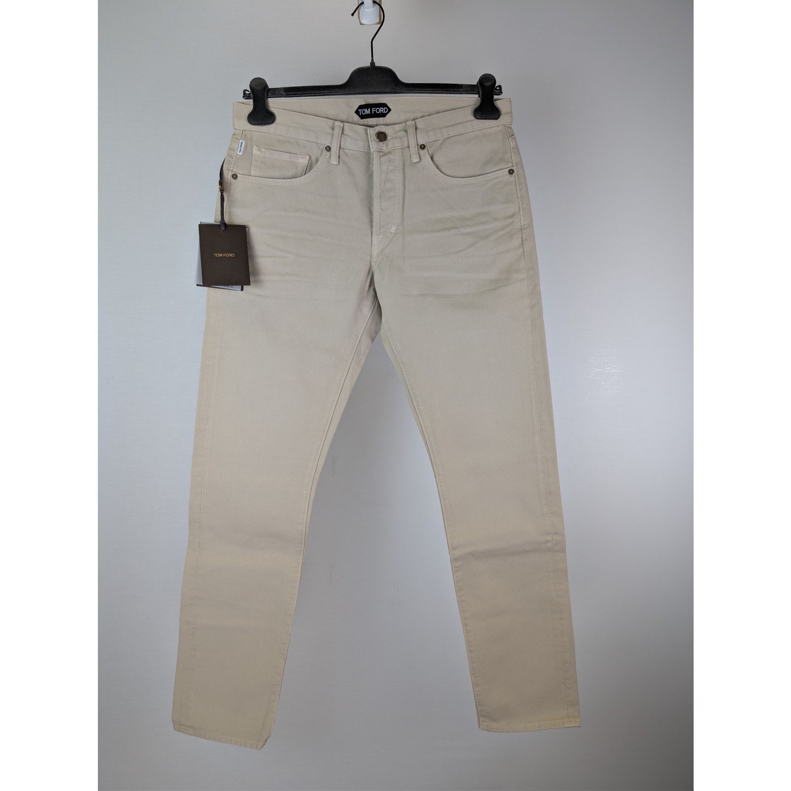 Tom Ford o1rshd1 Slim Denim Jeans in Beige Size US 34 / EU 50 - 1 Thumbnail