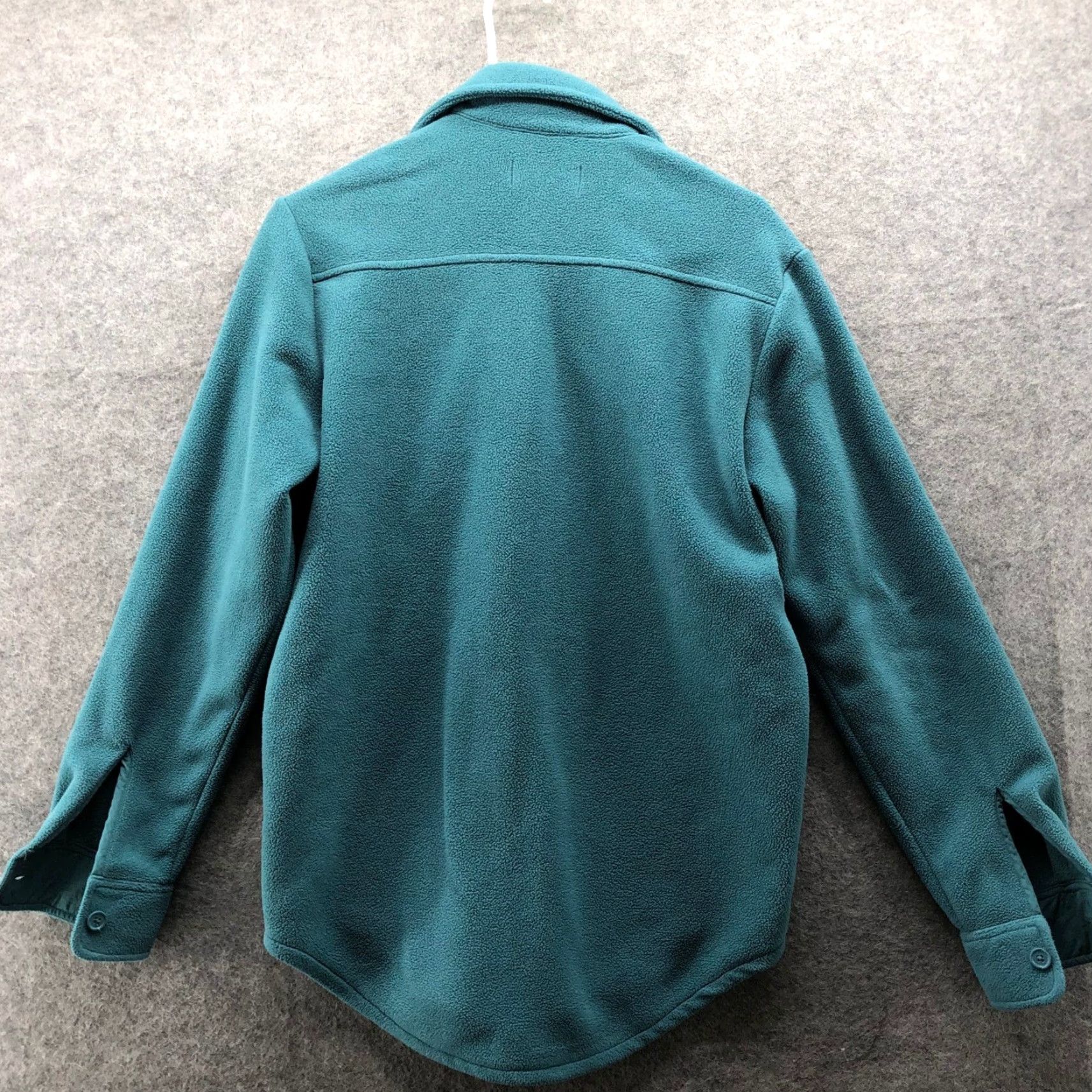 TNA TNA Polar Fleece Shirt Jacket Womens XS Teal Shacket Button Front Sweater Size XS / US 0-2 / IT 36-38 - 2 Thumbnail