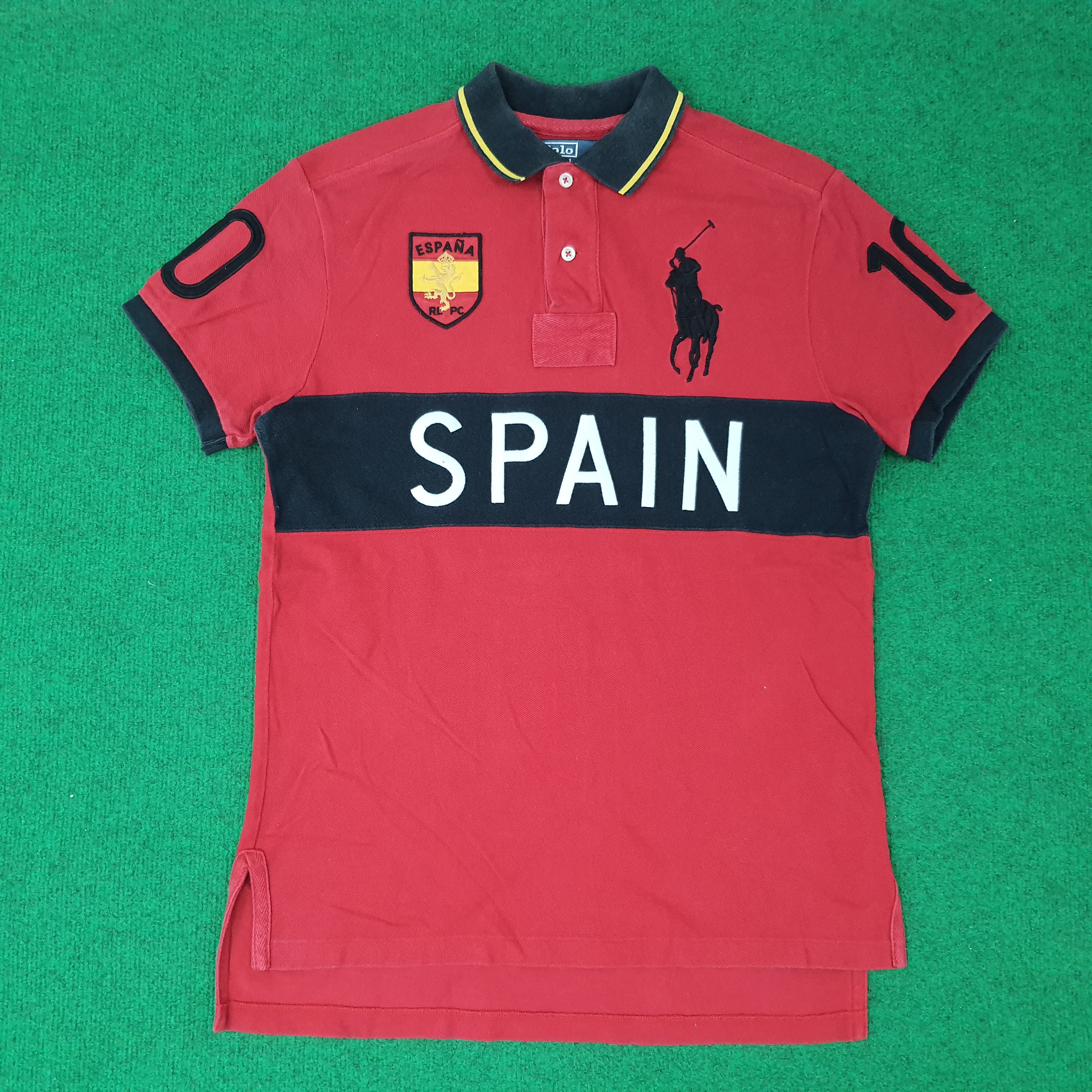 Polo Ralph Lauren Vintage Polo Ralph Lauren Spain Polo Shirt C259N21 Size US M / EU 48-50 / 2 - 1 Thumbnail