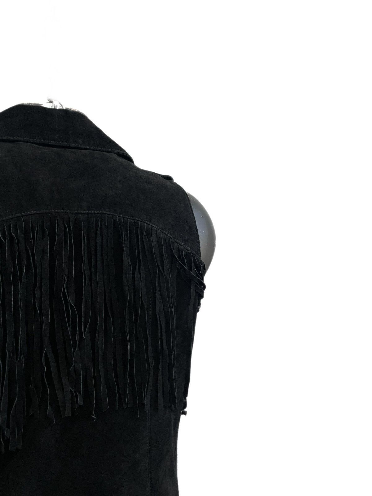 Harley Davidson Suede biker leather black suede vest 14thaddiction biker y2k Size US S / EU 44-46 / 1 - 9 Thumbnail