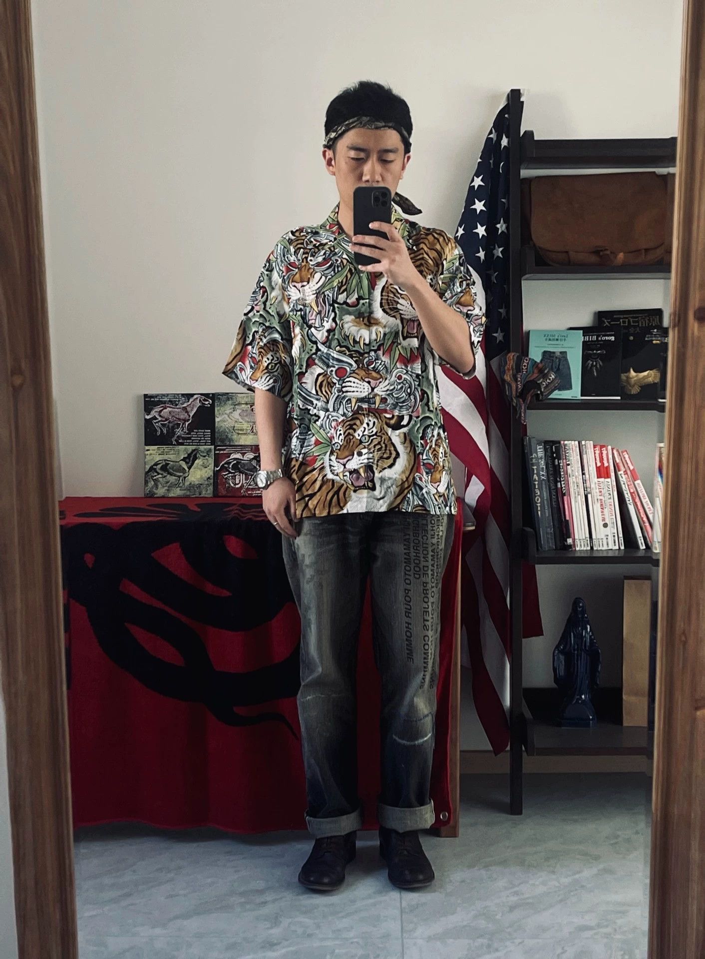 Wacko Maria Wacko Maria x Tim Lehi 23SS Tiger Hawaiian L (New) Size US L / EU 52-54 / 3 - 3 Thumbnail