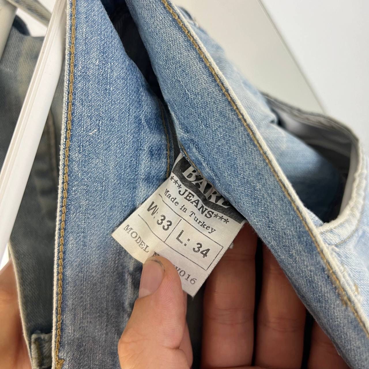 Designer × Japanese Brand × Vintage Japanese Brand Denim Pants Big Enbroidered Print Size US 33 - 7 Thumbnail