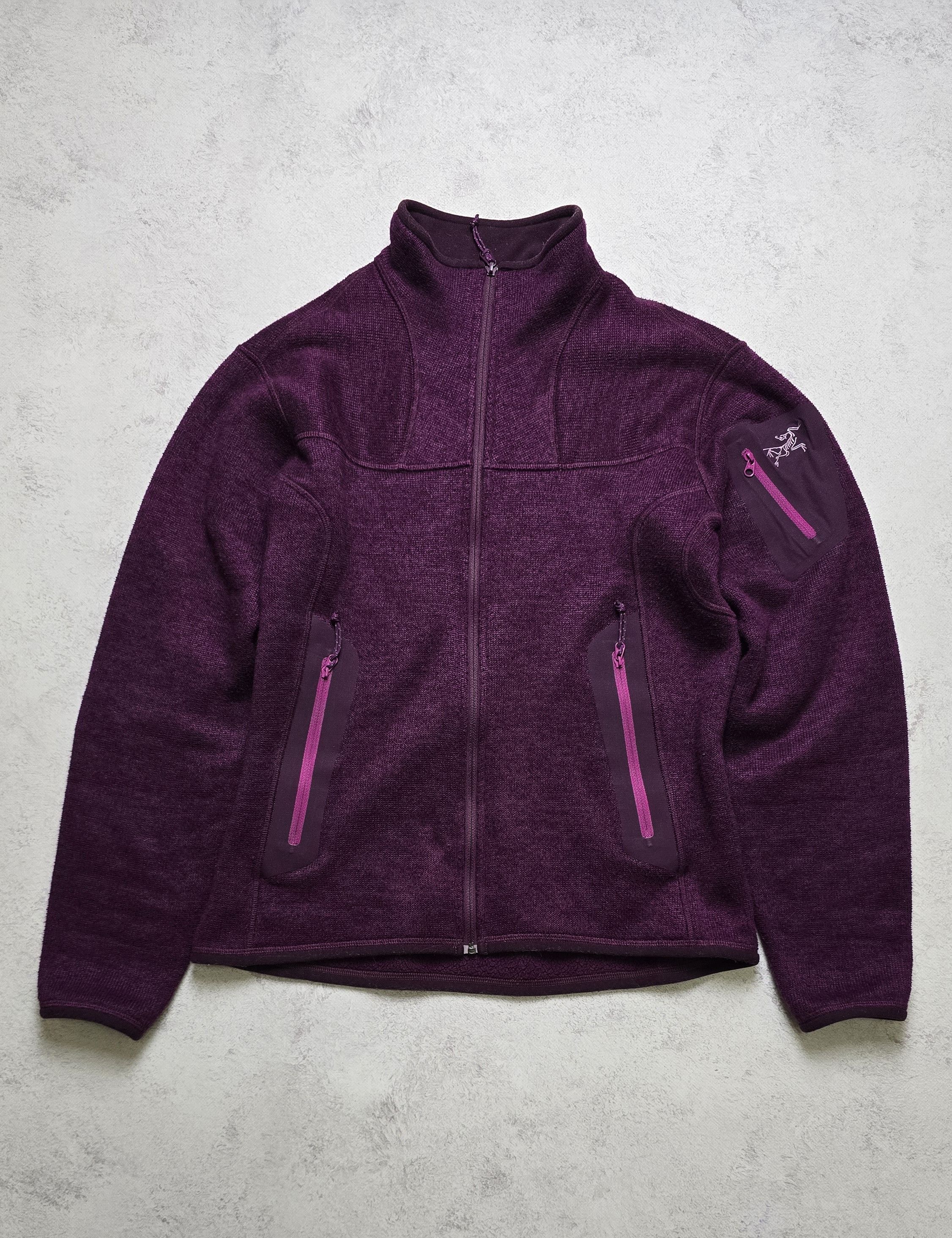 Arc'teryx Arc'teryx Covert Full Zip Knit Fleece Purple Jacket Size M / US 6-8 / IT 42-44 - 2 Thumbnail