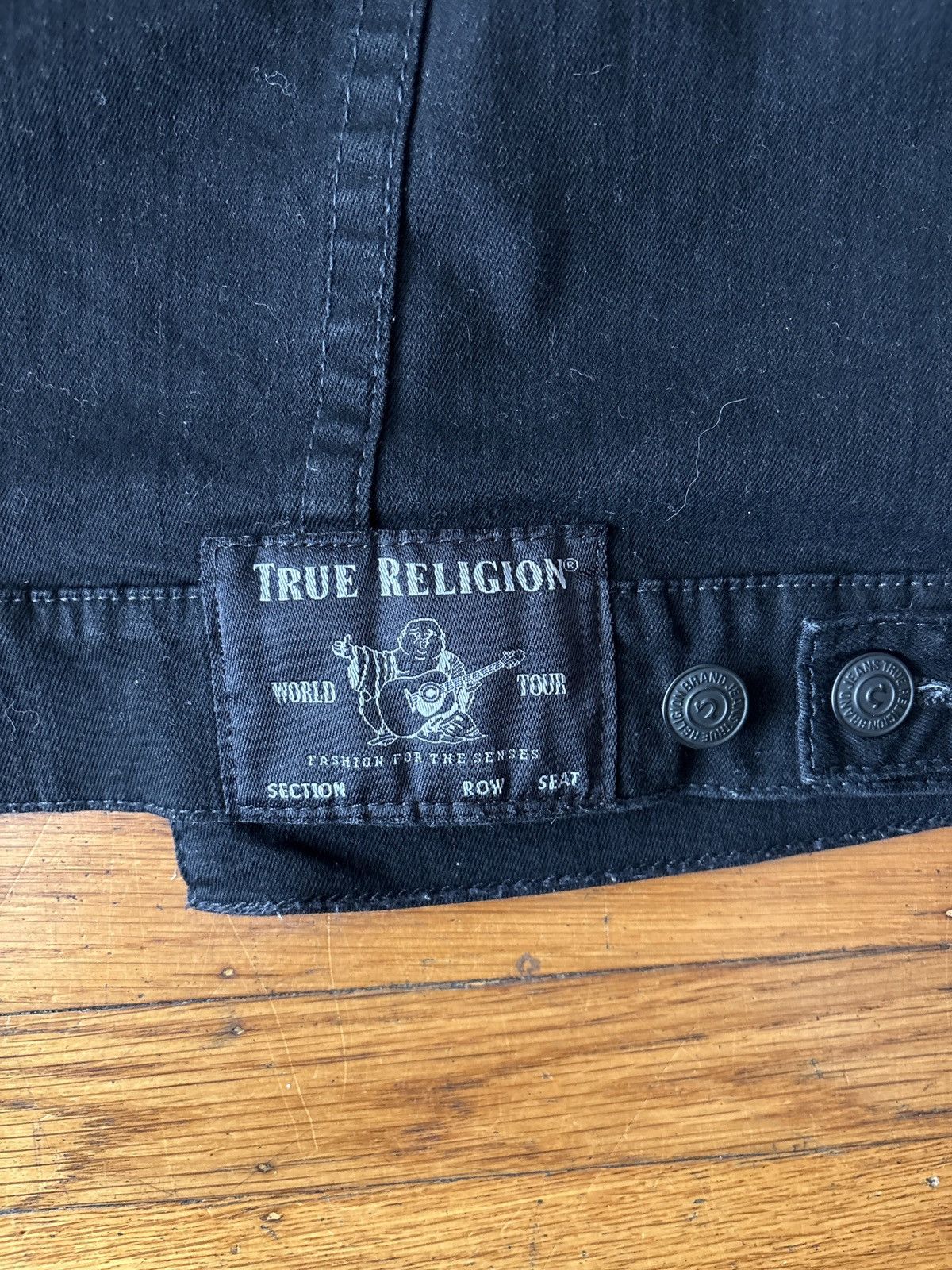 True Religion Black True Religion Trucker Jacket Size US L / EU 52-54 / 3 - 2 Thumbnail