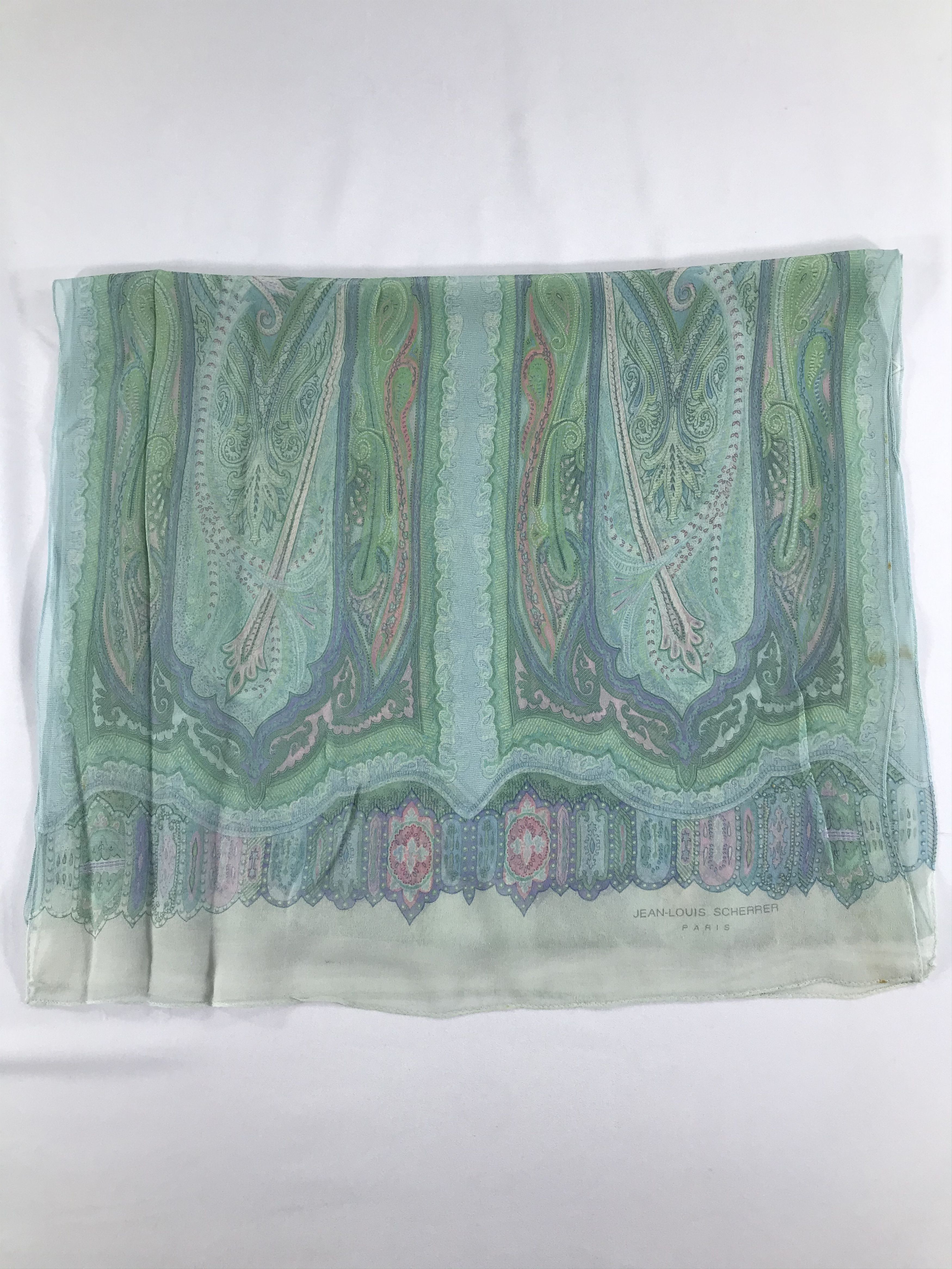 Jean-Louis Scherrer Vintage Jean Louis Scherrer Silk Scarf Size ONE SIZE - 3 Thumbnail