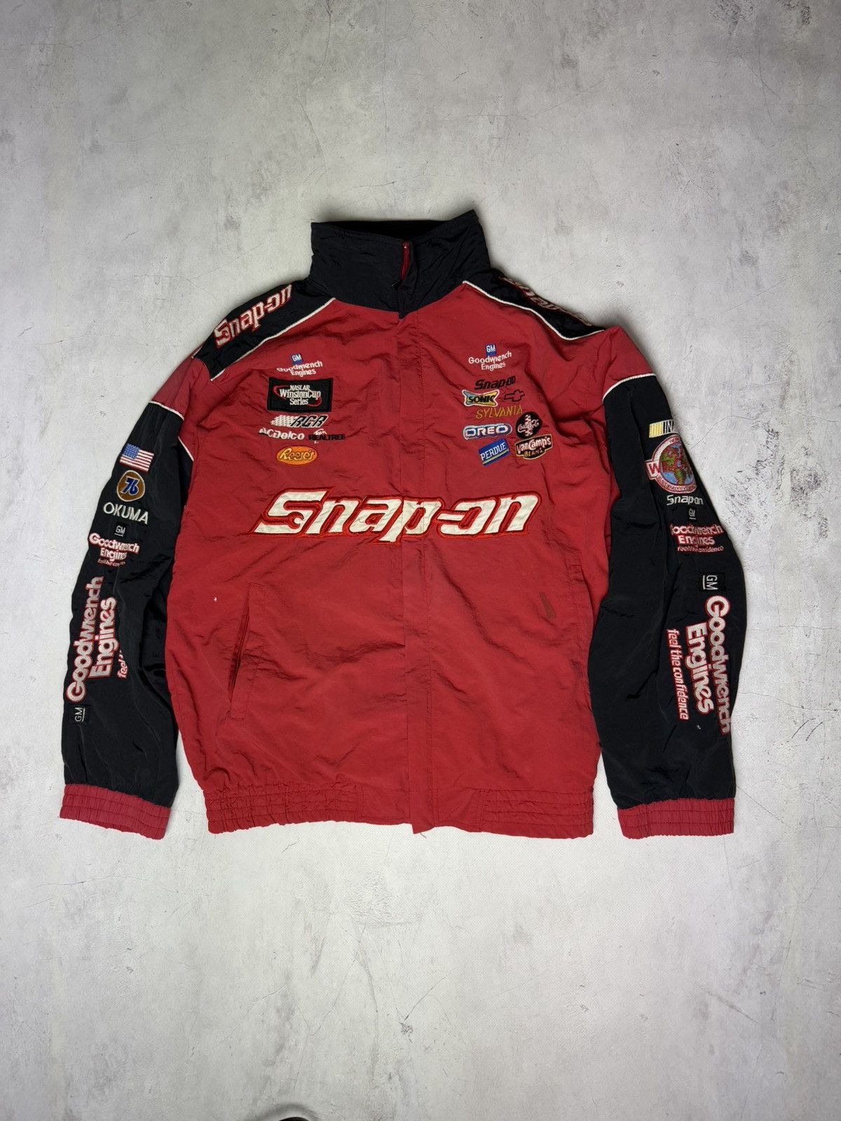 NASCAR × Vintage Vintage NASCAR Snap-On Racing Light Jacket Formula1 Size US XXL / EU 58 / 5 - 3 Thumbnail