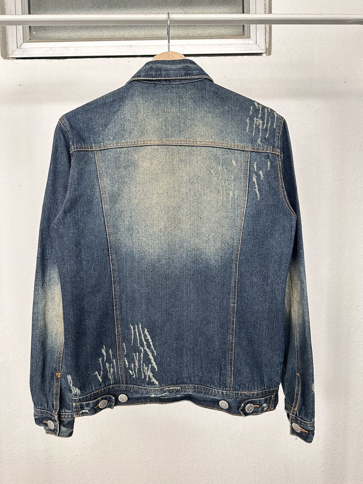 JACKROSE 00's JACKROSE trucker distressed denim jacket Size US M / EU 48-50 / 2 - 11 Thumbnail
