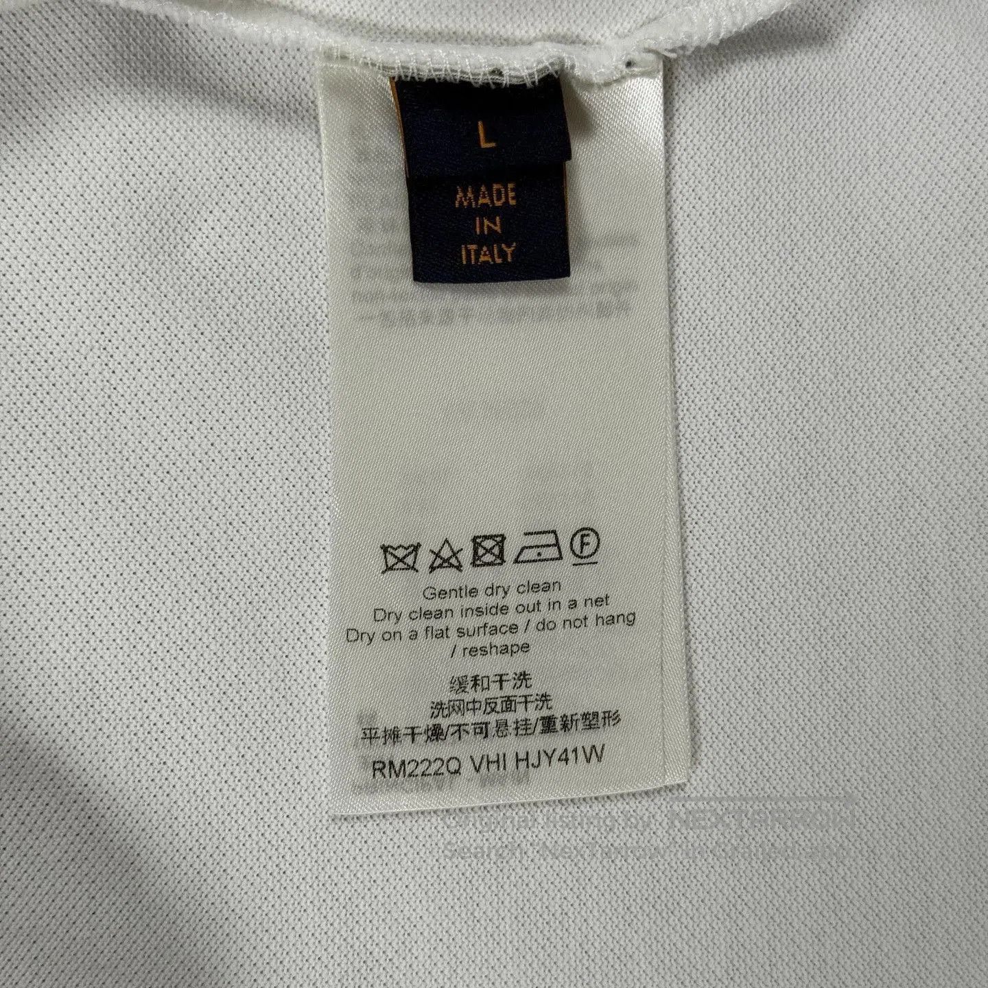 Louis Vuitton LV White Checkerboard Polo Shirt. Size US L / EU 52-54 / 3 - 4 Thumbnail
