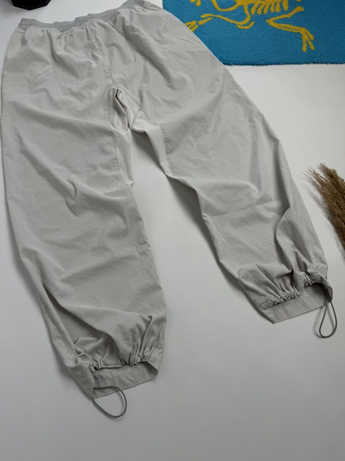 Nike × Vintage Vintage 90’s Nike Double Swoosh Nylon Parachute Track Pant Size US 34 / EU 50 - 9 Thumbnail