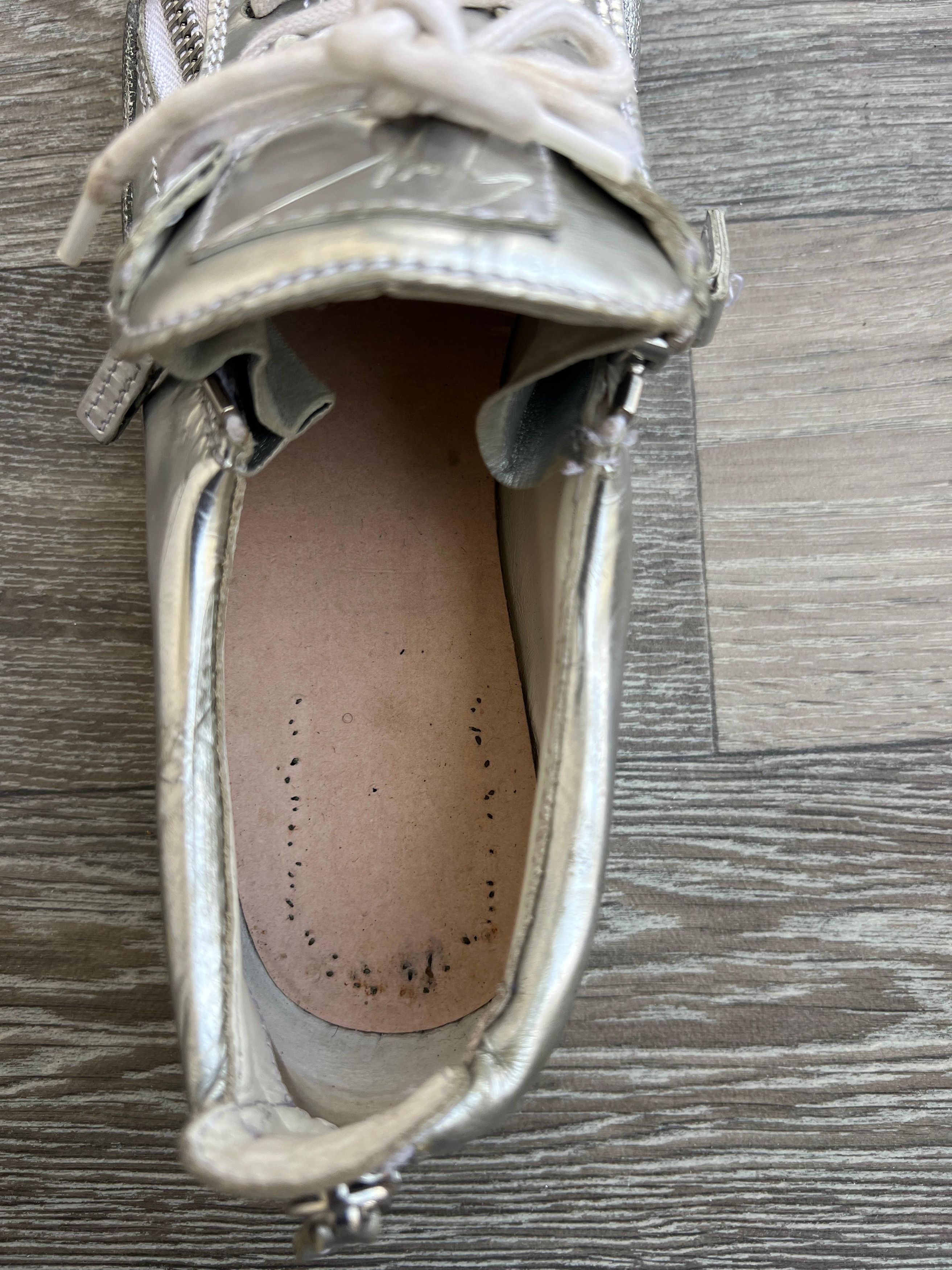 Giuseppe Zanotti Giuseppe Zanotti Frankie Metallic Leather Sneakers Sz 44 Size US 11 / EU 44 - 12 Thumbnail