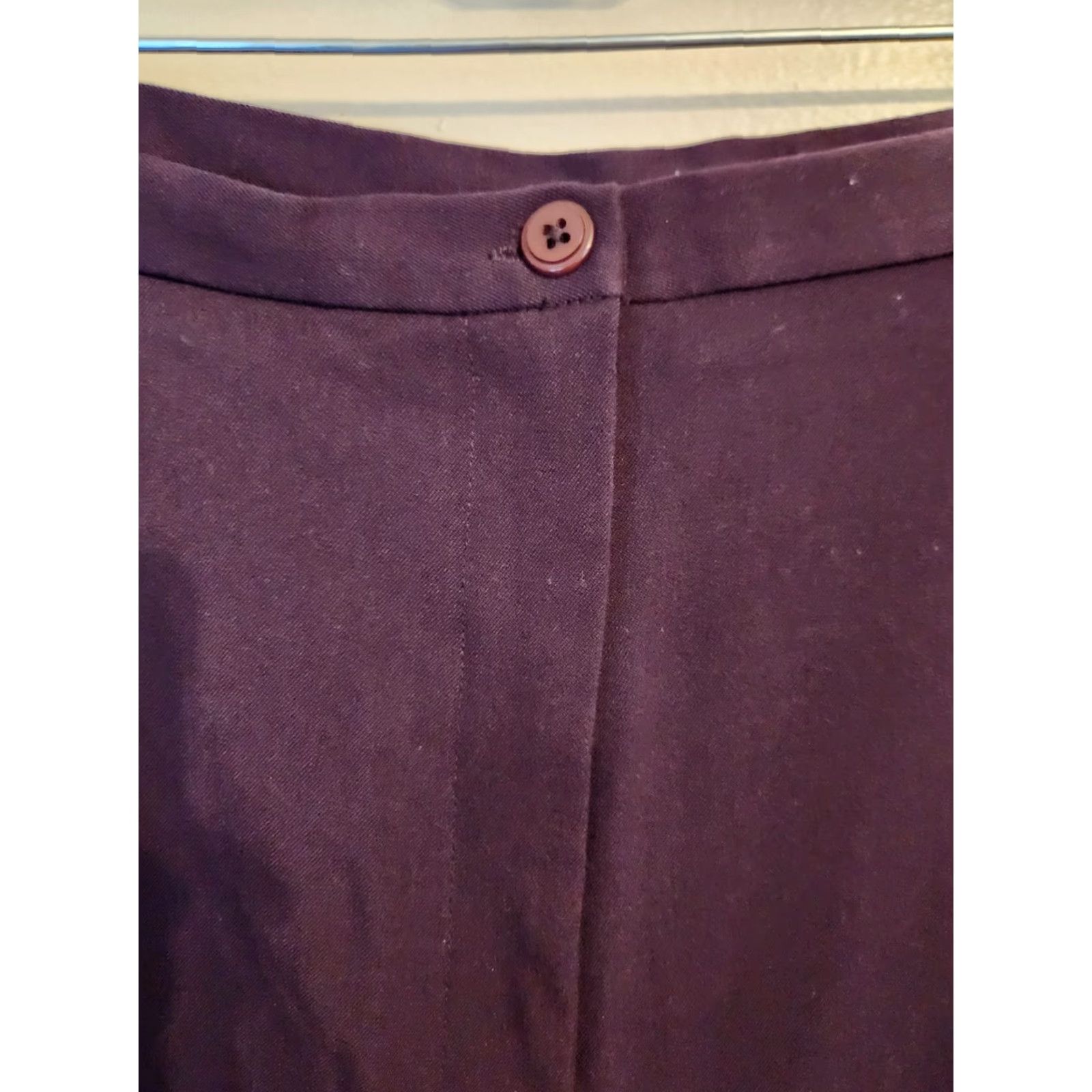 Bob Mackie Bob Mackie Studio Purple Elastic Waist Dress Pants Womens 28W Plus Purple Dress Pants Elastic Waist Size 28" / US 6 / IT 42 - 2 Thumbnail