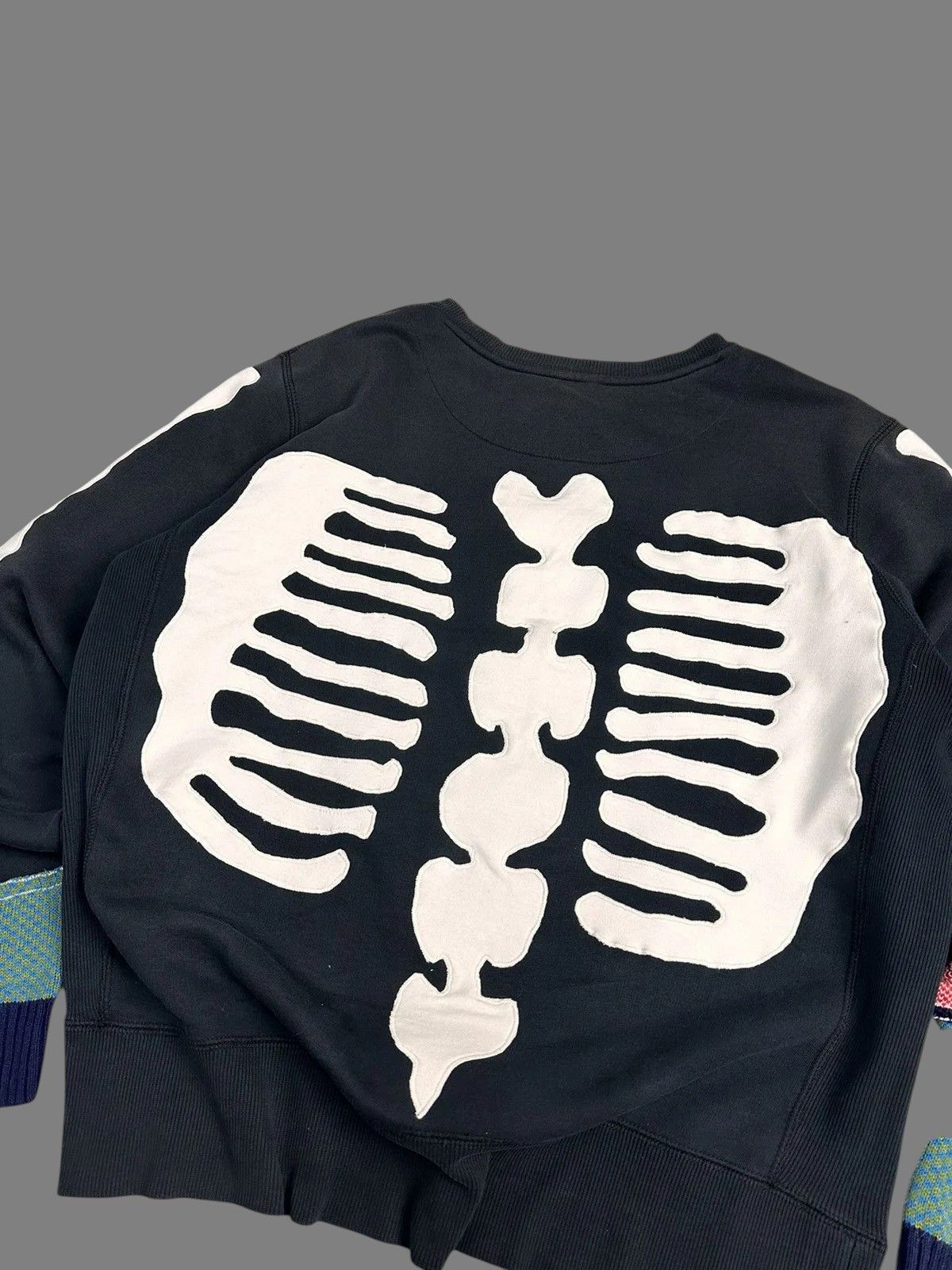 Handmade Vintage Nike Skull Handmade Y2K Diesel Bones Gothic Size US L / EU 52-54 / 3 - 14 Thumbnail