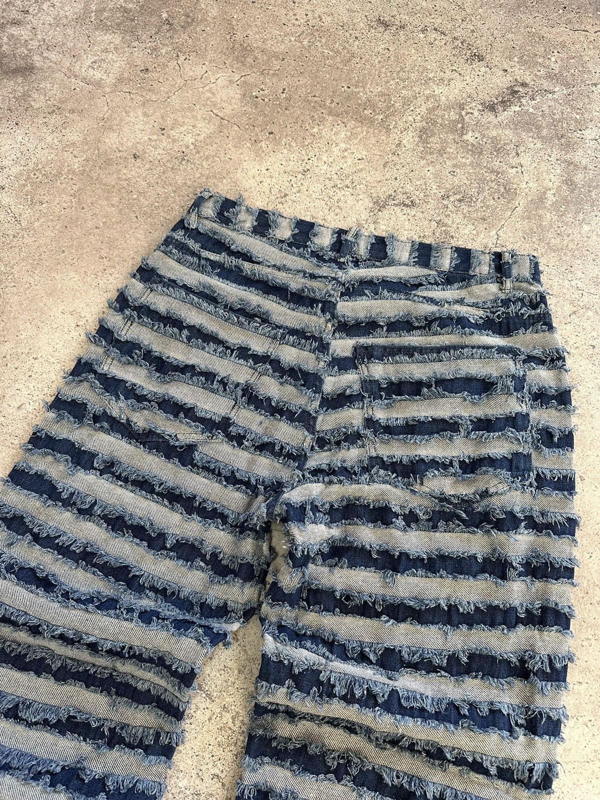 Japanese Brand × Vintage Vintage Junya Watanabe Balenciaga Style Denim Jeans Y2K Size US 33 - 10 Thumbnail