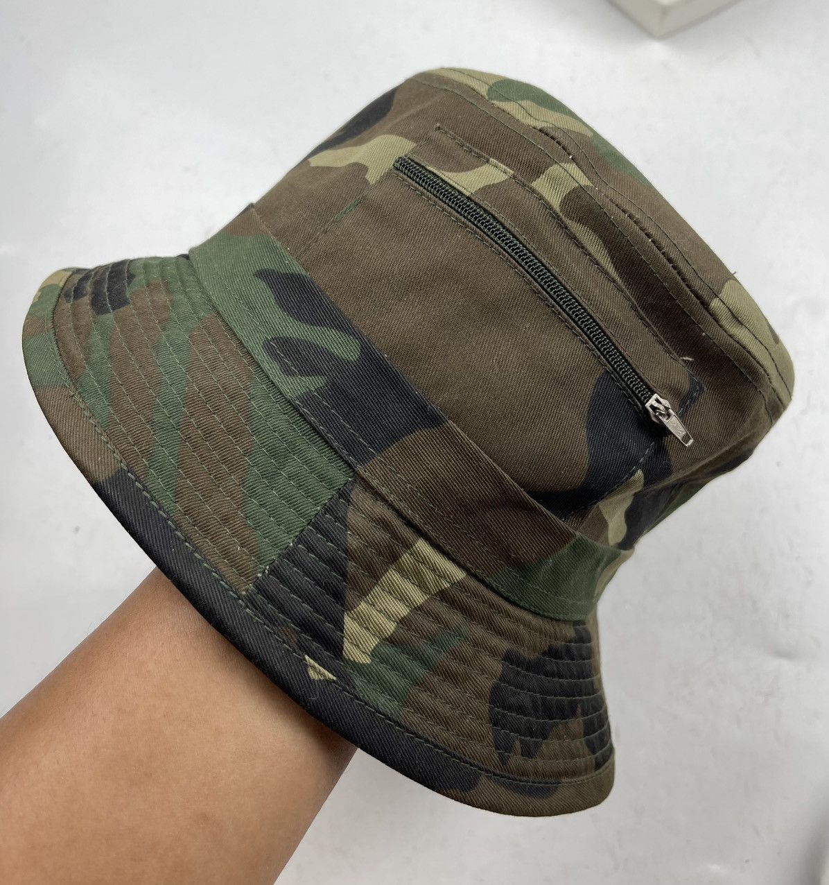 Japanese Brand × Vintage vintage camo bucket hat tc40 Size ONE SIZE - 2 Thumbnail