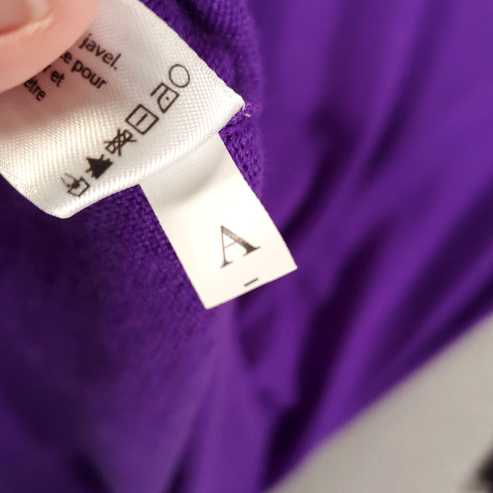 Eileen Fisher EILEEN FISHER Merino Wool Sweater Womens Small Purple Lightweight V-Neck Tunic Casual Size S / US 4 / IT 40 - 7 Thumbnail