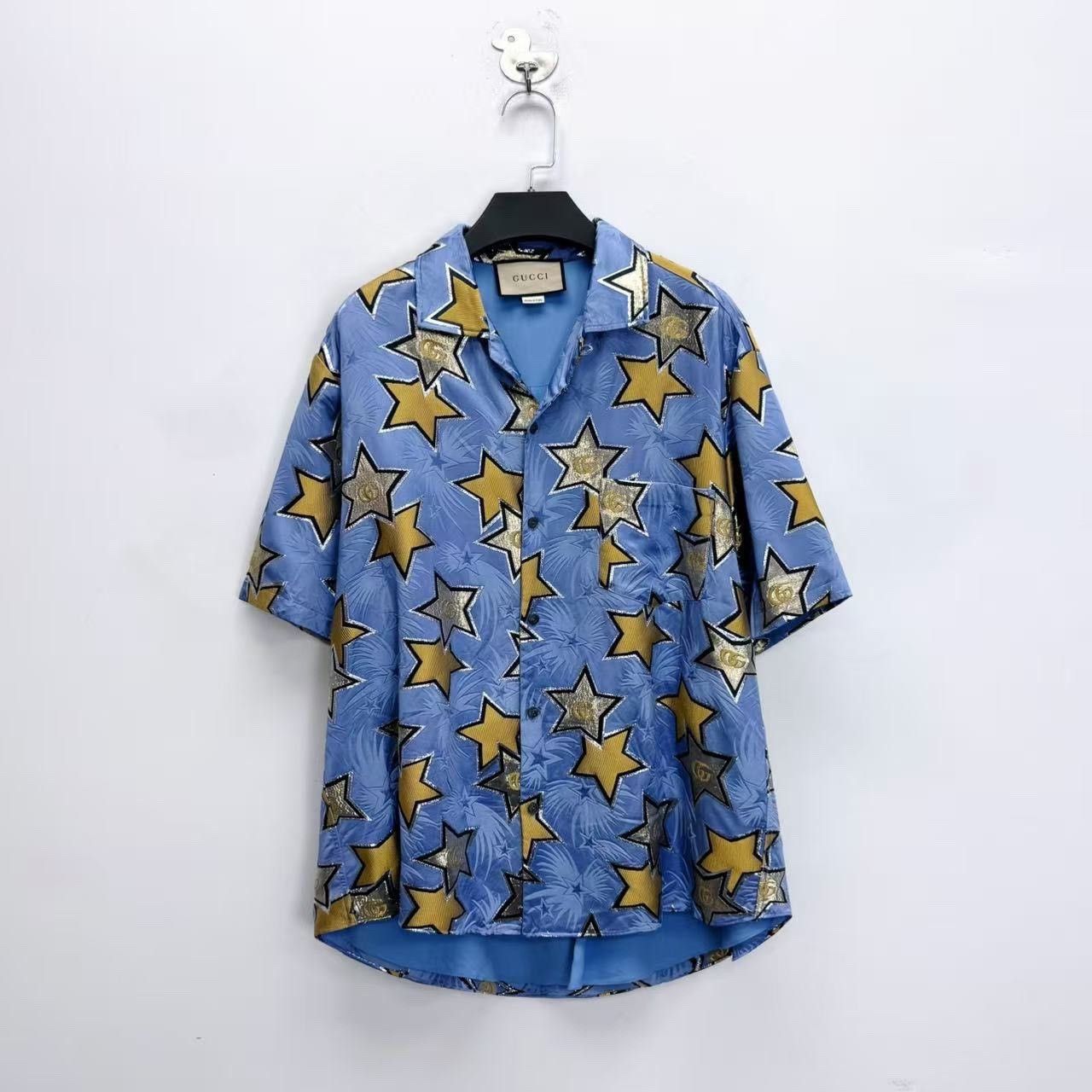 Gucci Gucci Blue Star GG Print Shirt Jacket Size US S / EU 44-46 / 1 - 1 Thumbnail