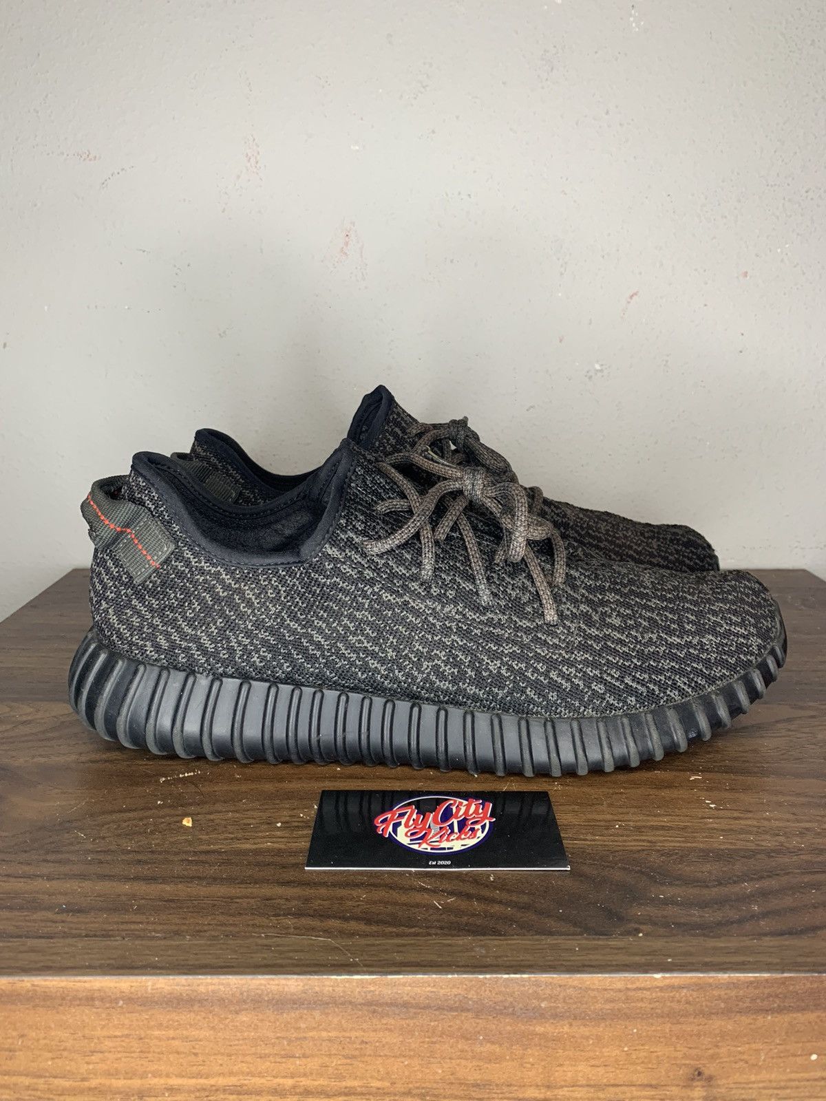 Adidas × Yeezy Adidas Yeezy 350 Pirate Black 2015 Size US 13 / EU 46 - 3 Thumbnail
