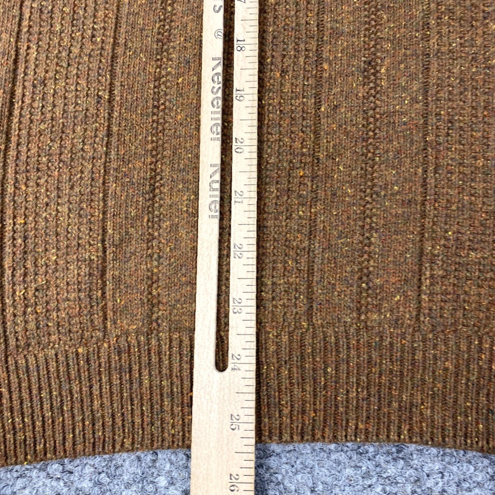 Bill Blass Bill Blass Sweater Mens XL Brown Ribbed Knit Crewneck Pullover Cotton Blend Size US XL / EU 56 / 4 - 5 Thumbnail