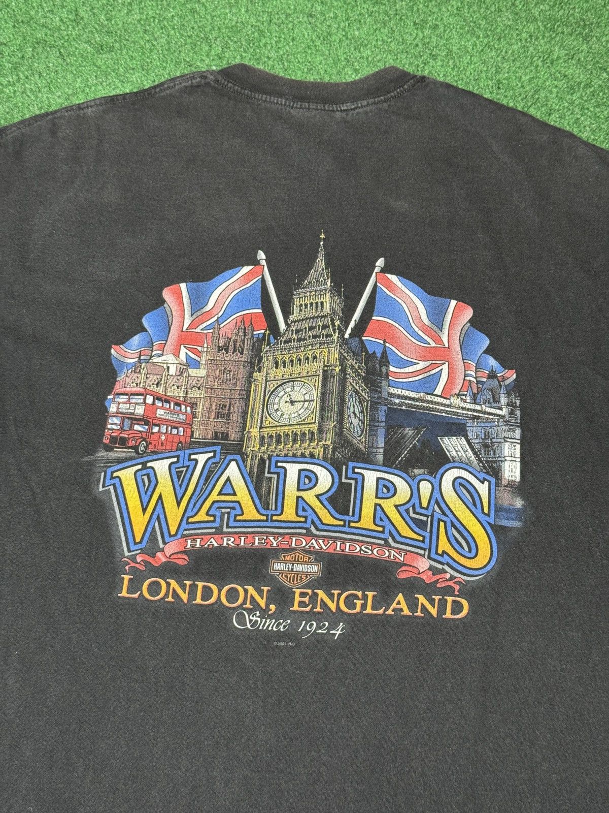 Harley Davidson Y2K Harley Davidson Warr’s London England Biker XL T Shirt Size US XL / EU 56 / 4 - 4 Thumbnail