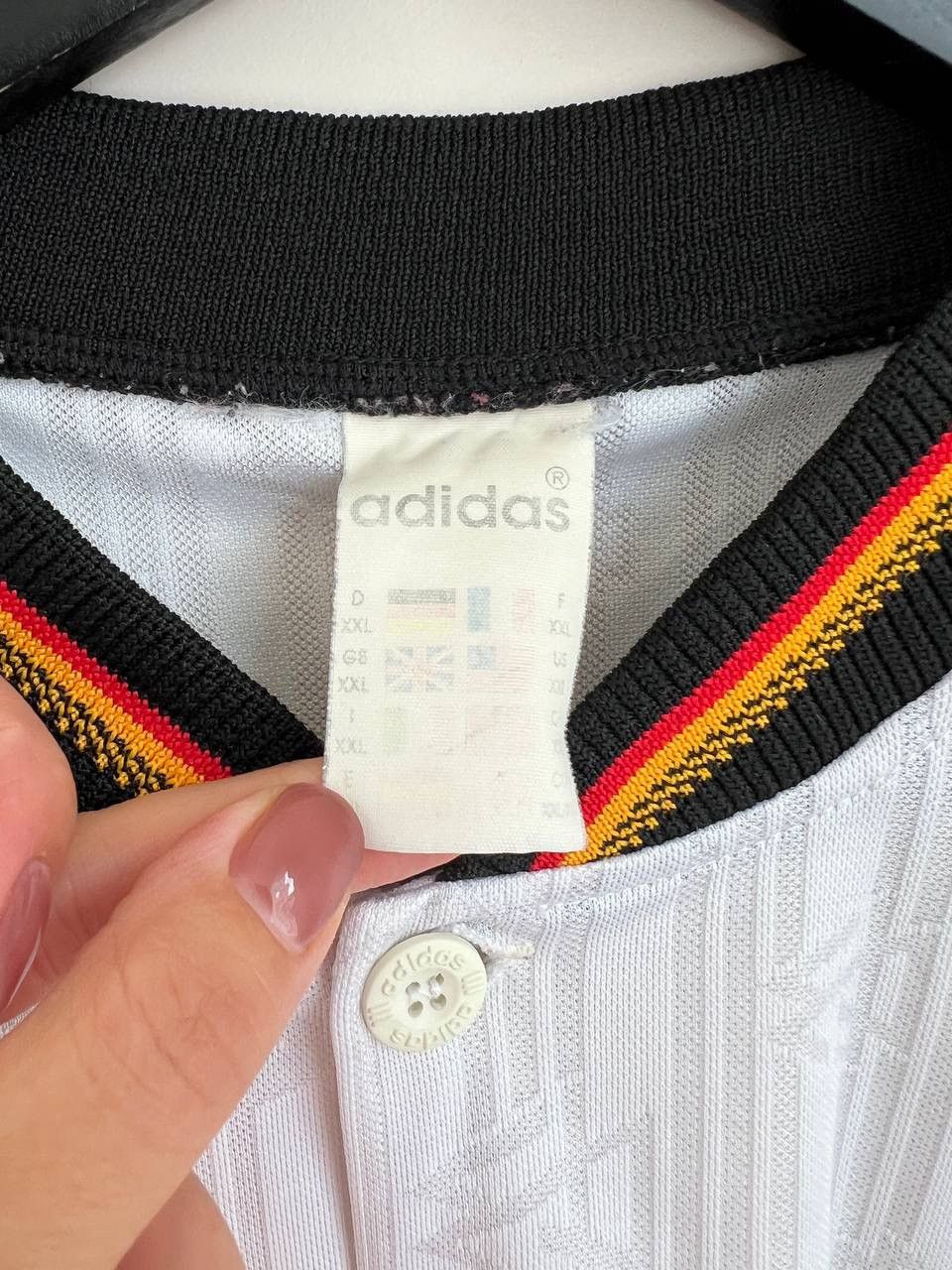 Adidas Adidas Germany 1996 Home Soccer Jersey Size US XL / EU 56 / 4 - 7 Thumbnail