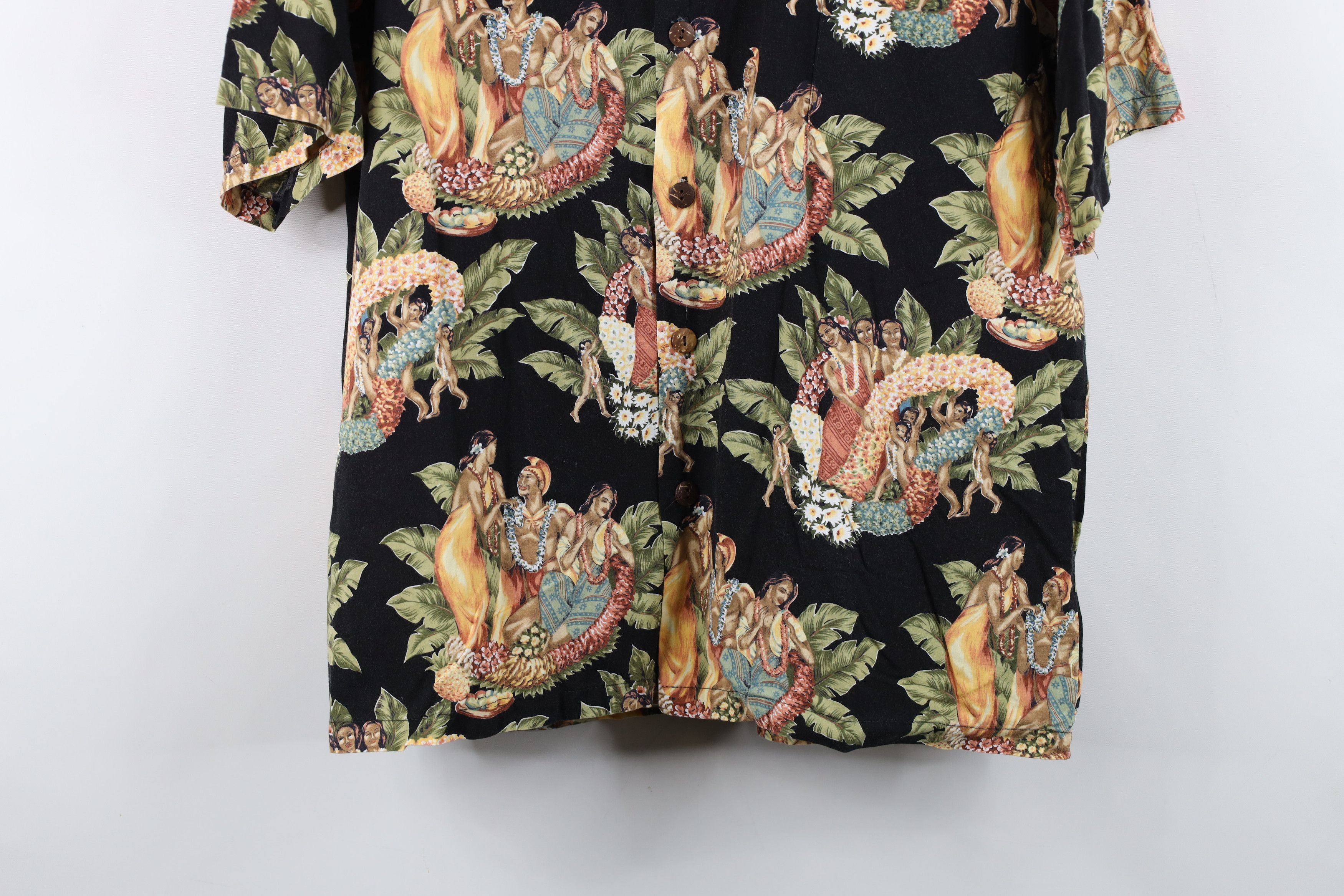 Vintage Vintage 90s Streetwear God Luau Camp Collar Button Shirt Size US XL / EU 56 / 4 - 3 Thumbnail