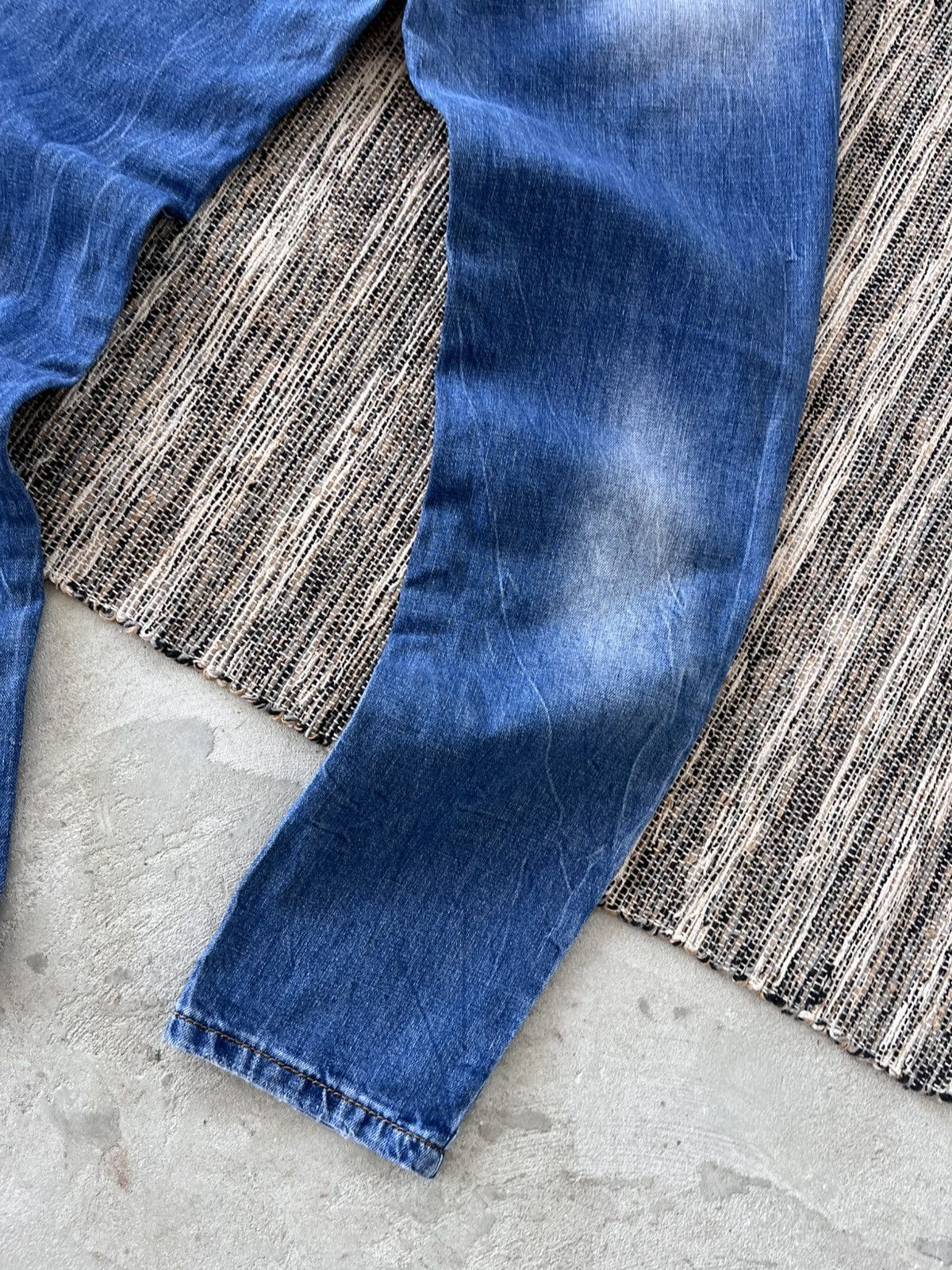 Designer Vintage Dolce Gabbana Style Jeans Denim Pants Y2K Avantgarde Size US 29 - 13 Thumbnail