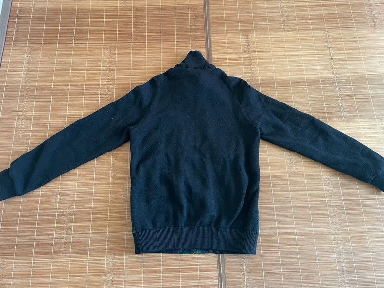 Number (N)ine Number (N)ine03 suede stitched knitted jacket 2503-Nextarro Size US XL / EU 56 / 4 - 6 Thumbnail