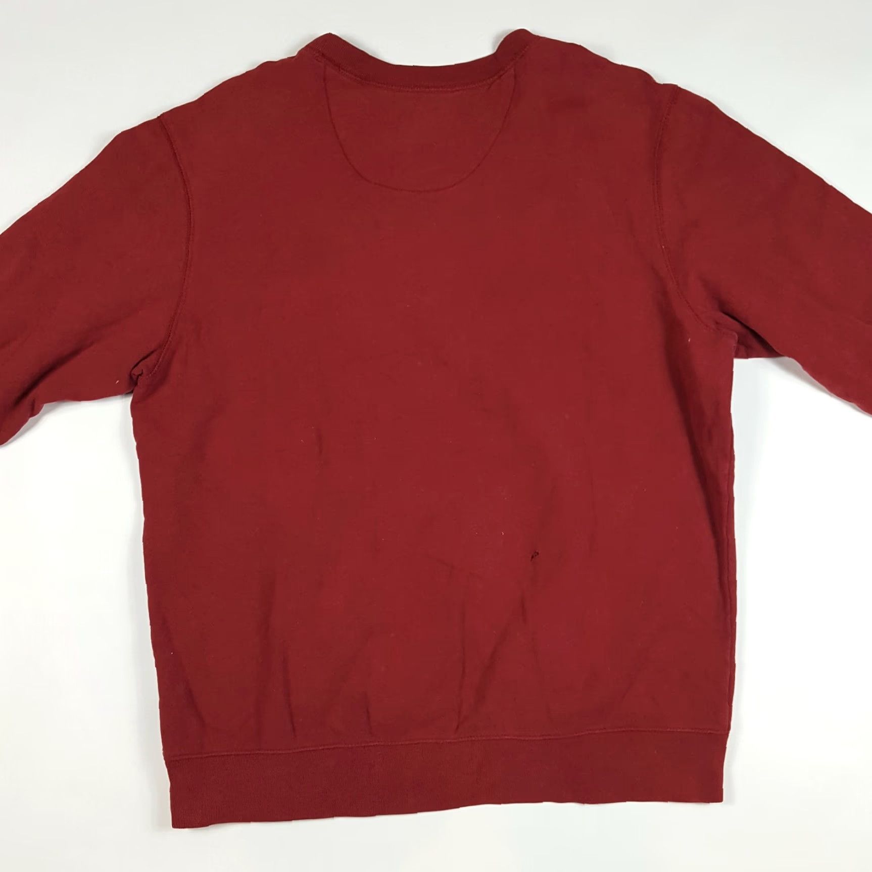 Vintage VTG Woolrich Red Men's Size M Crewneck Sweatshirt Logo 90s Pullover Knit Cotton Cotton Blend Fleece Jersey Pullover Sweatshirt Size US M / EU 48-50 / 2 - 5 Thumbnail