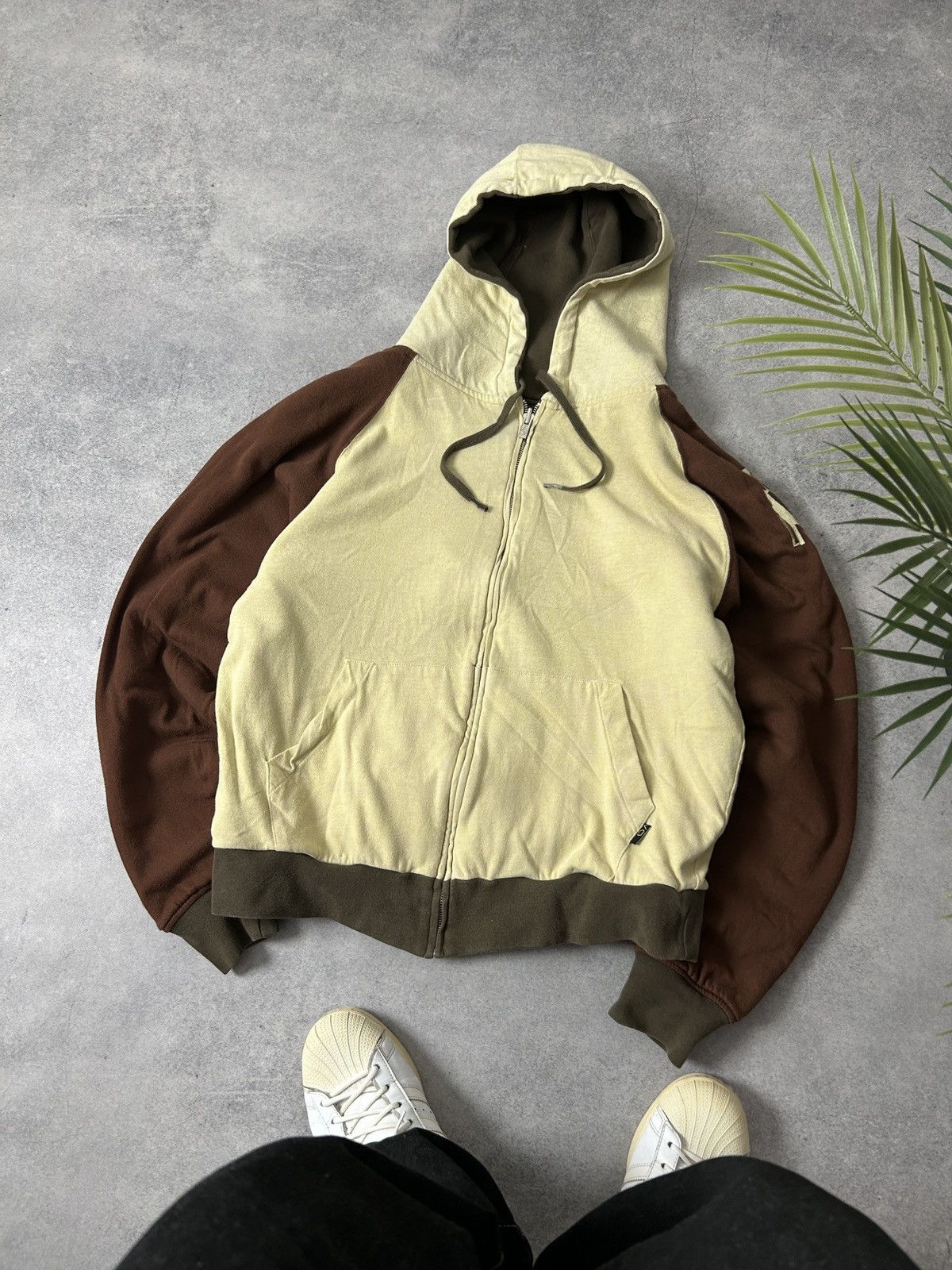 Volcom Volcom reversible brown baggy hoodies mens y2k Size US M / EU 48-50 / 2 - 2 Thumbnail
