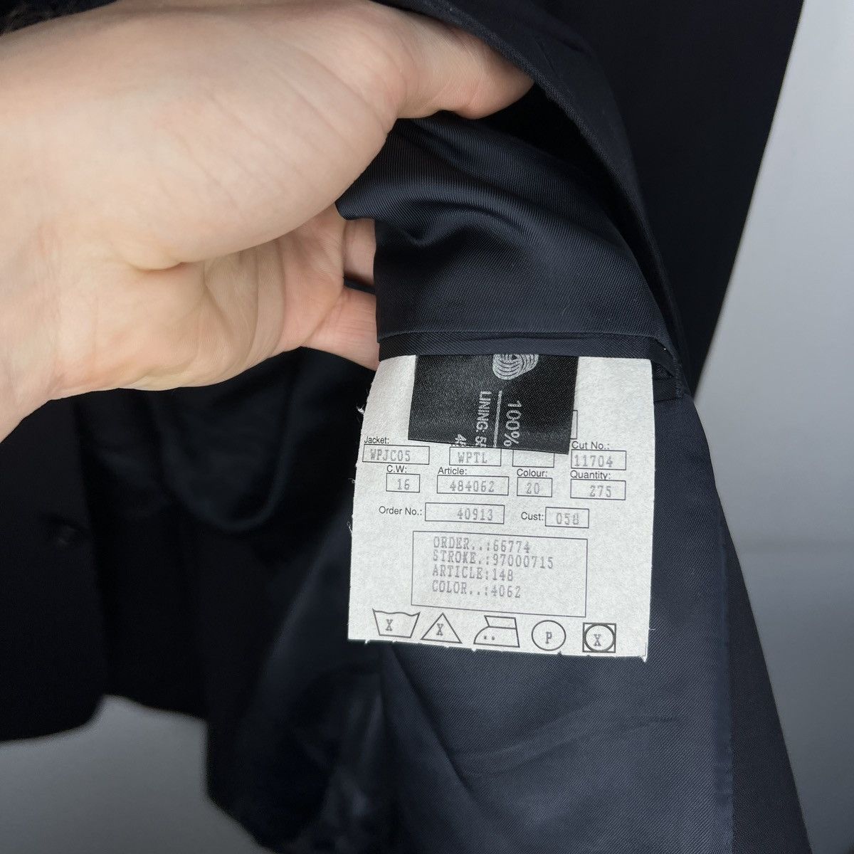 Balmain × Vintage Vintage BALMAIN Black Blazer Wool Jacket L size 42r Size 42R - 9 Thumbnail